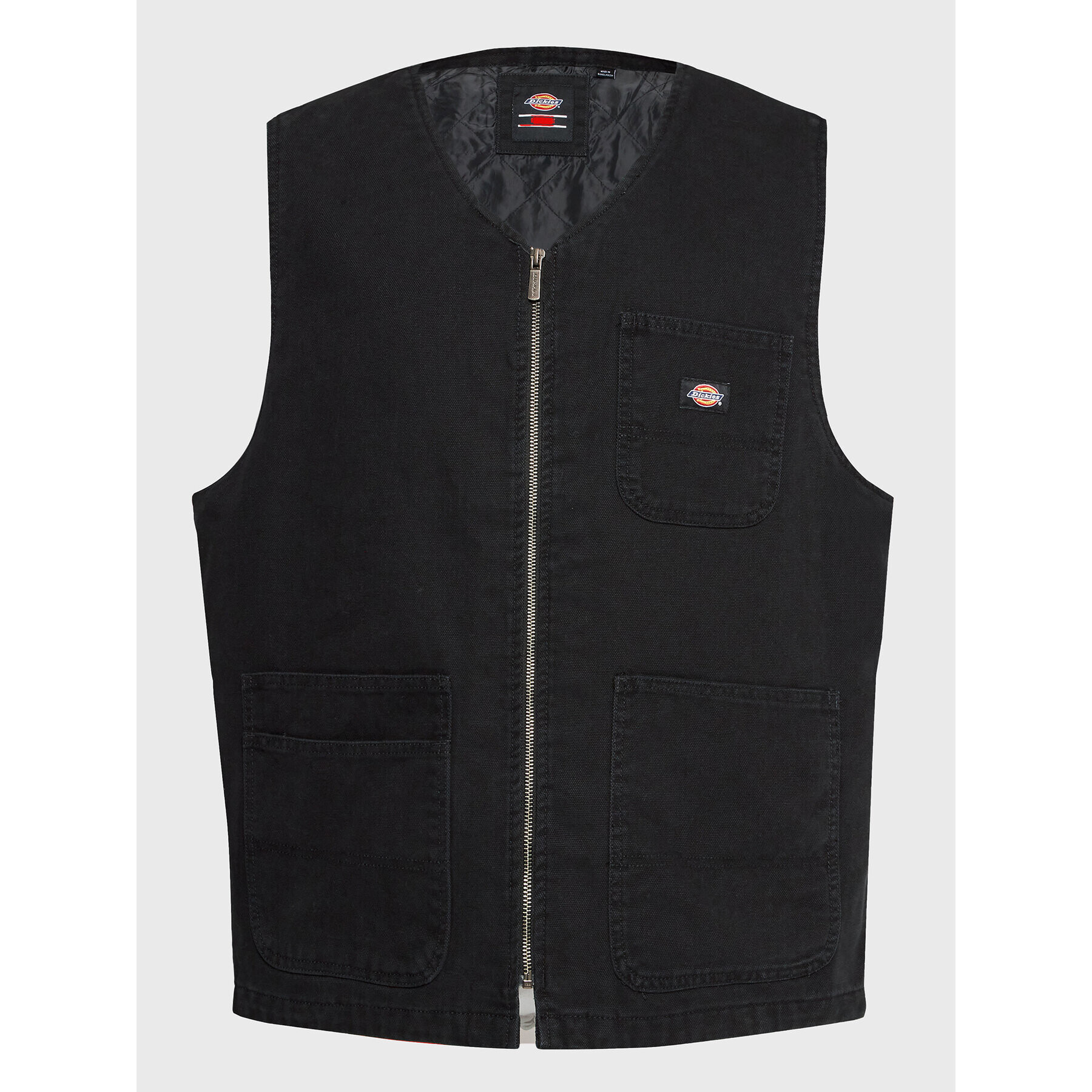 Dickies Елек Duck Canvas DK0A4XMMC40 Черен Regular Fit - Pepit.bg
