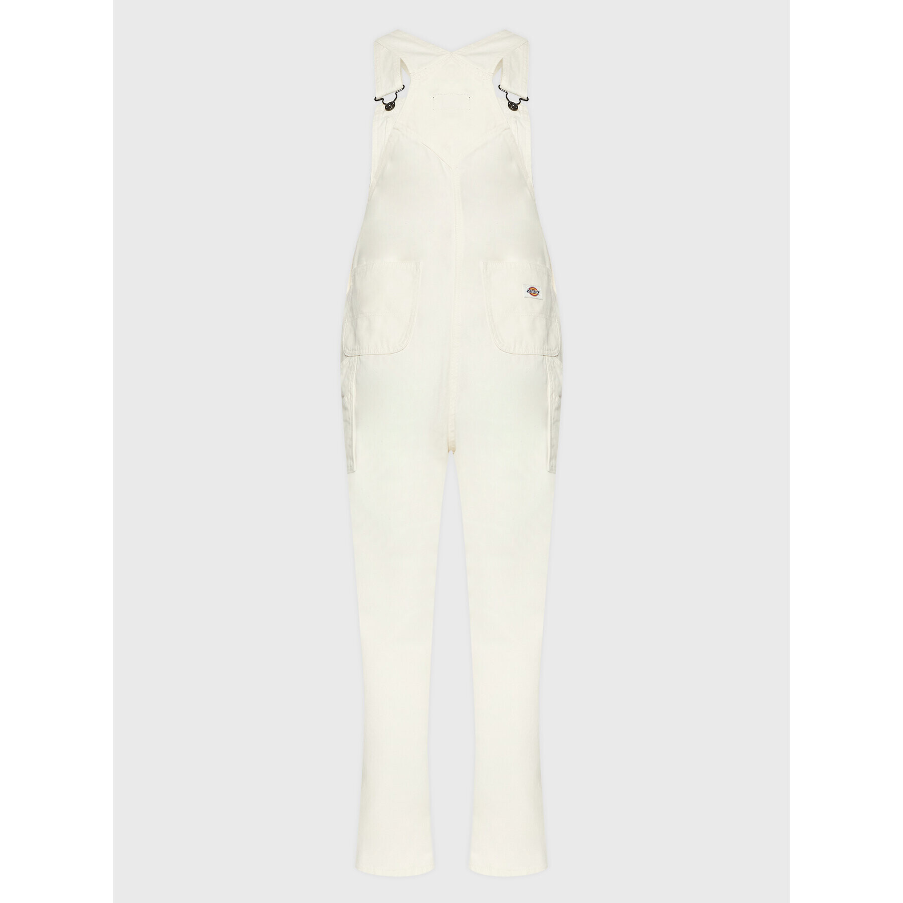 Dickies Гащеризон с презрамки Duck Canvas Bib DK0A4XM1C43 Бял Regular Fit - Pepit.bg