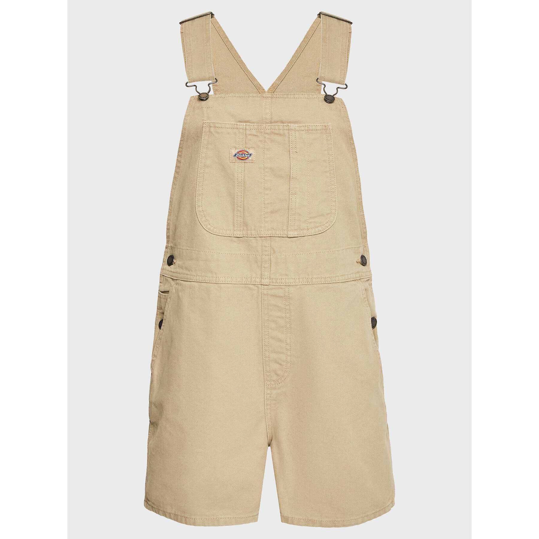 Dickies Гащеризон с презрамки Duck Canvas DK0A4XPT Бежов Regular Fit - Pepit.bg