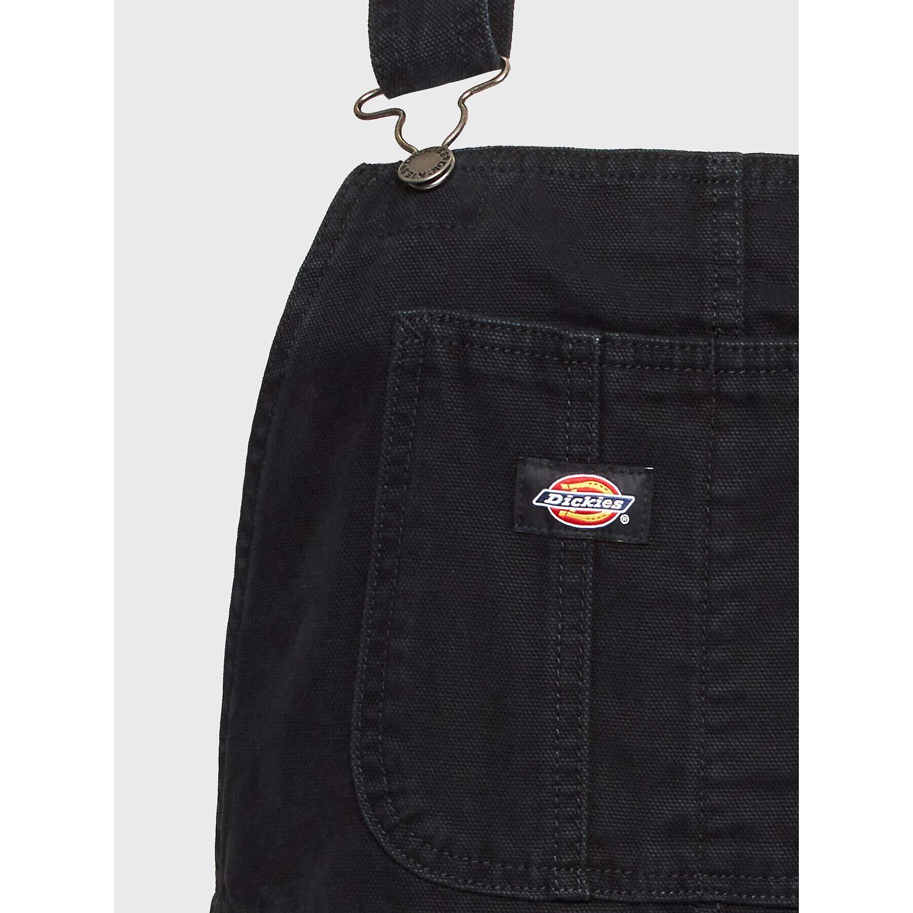 Dickies Гащеризон с презрамки Duck Canvas DK0A4XPT Черен Regular Fit - Pepit.bg