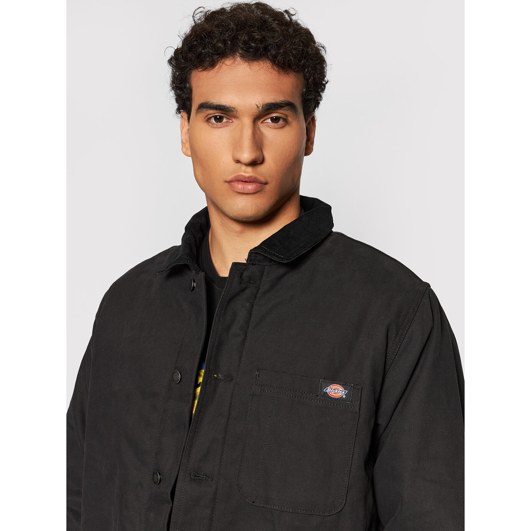 Dickies Преходно яке Canvas Chore DK0A4XGABLK Черен Regular Fit - Pepit.bg