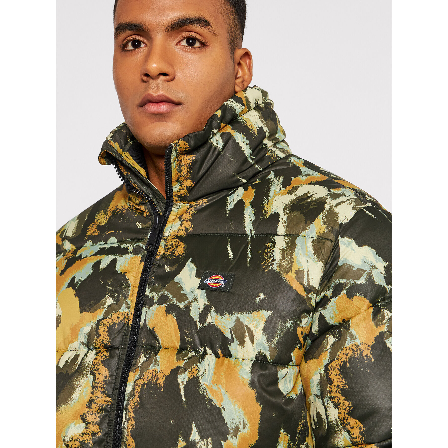 Dickies Пухено яке Crafted Camo DK0A4XP5GRC1 Зелен Regular Fit - Pepit.bg