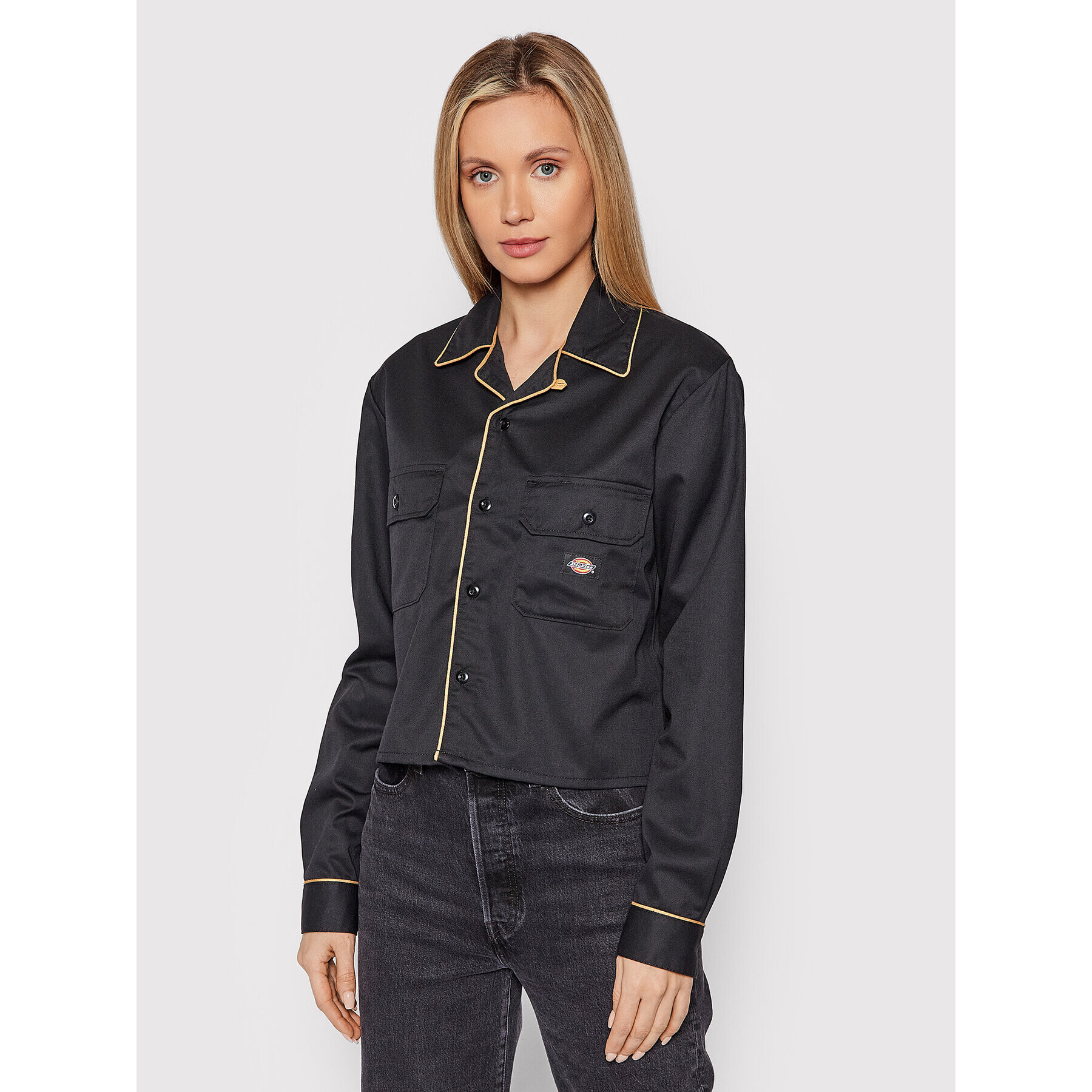Dickies Риза Bettles DK0A4XI5BLK Черен Regular Fit - Pepit.bg