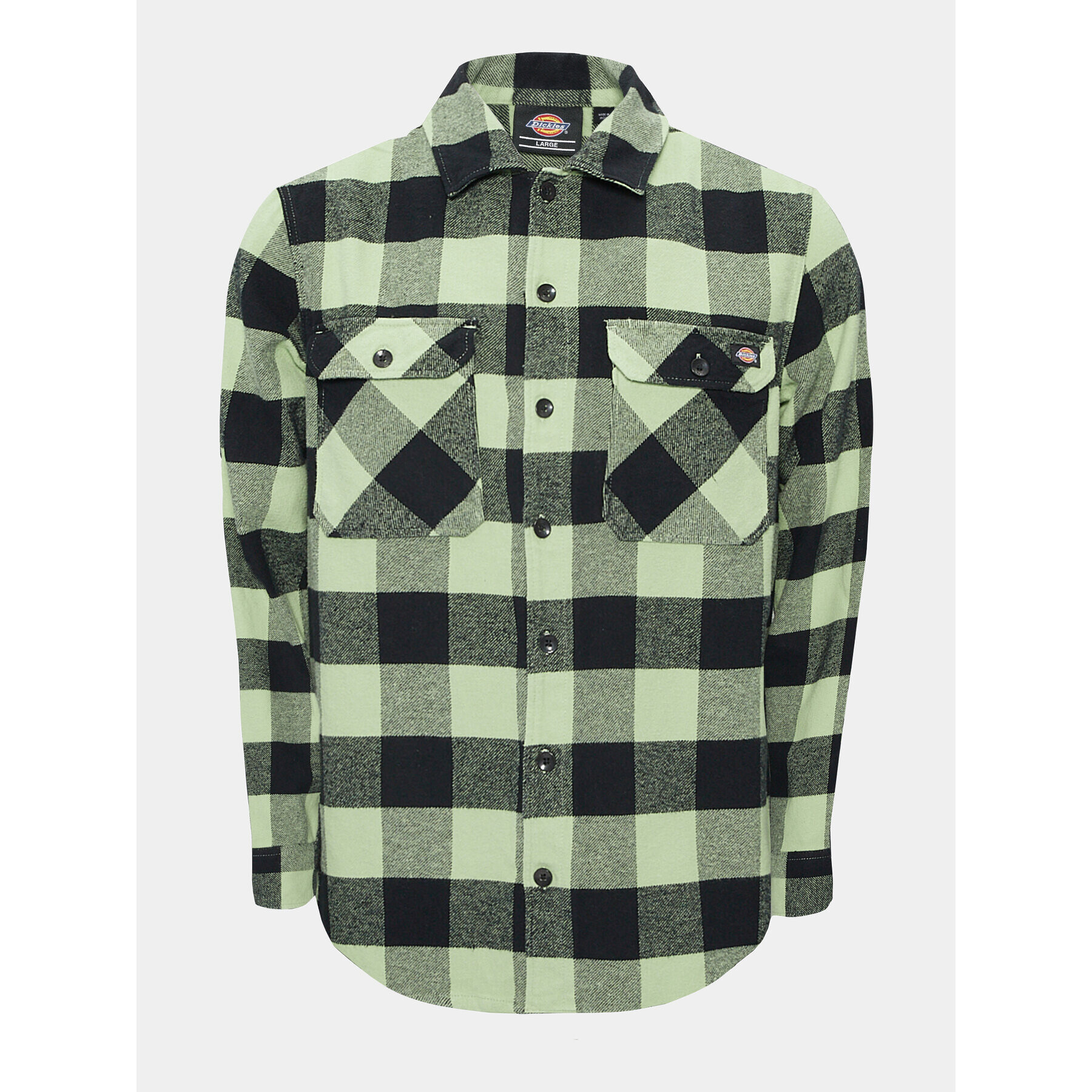 Dickies Риза New Sacramento DK0A4XDZ Зелен Regular Fit - Pepit.bg