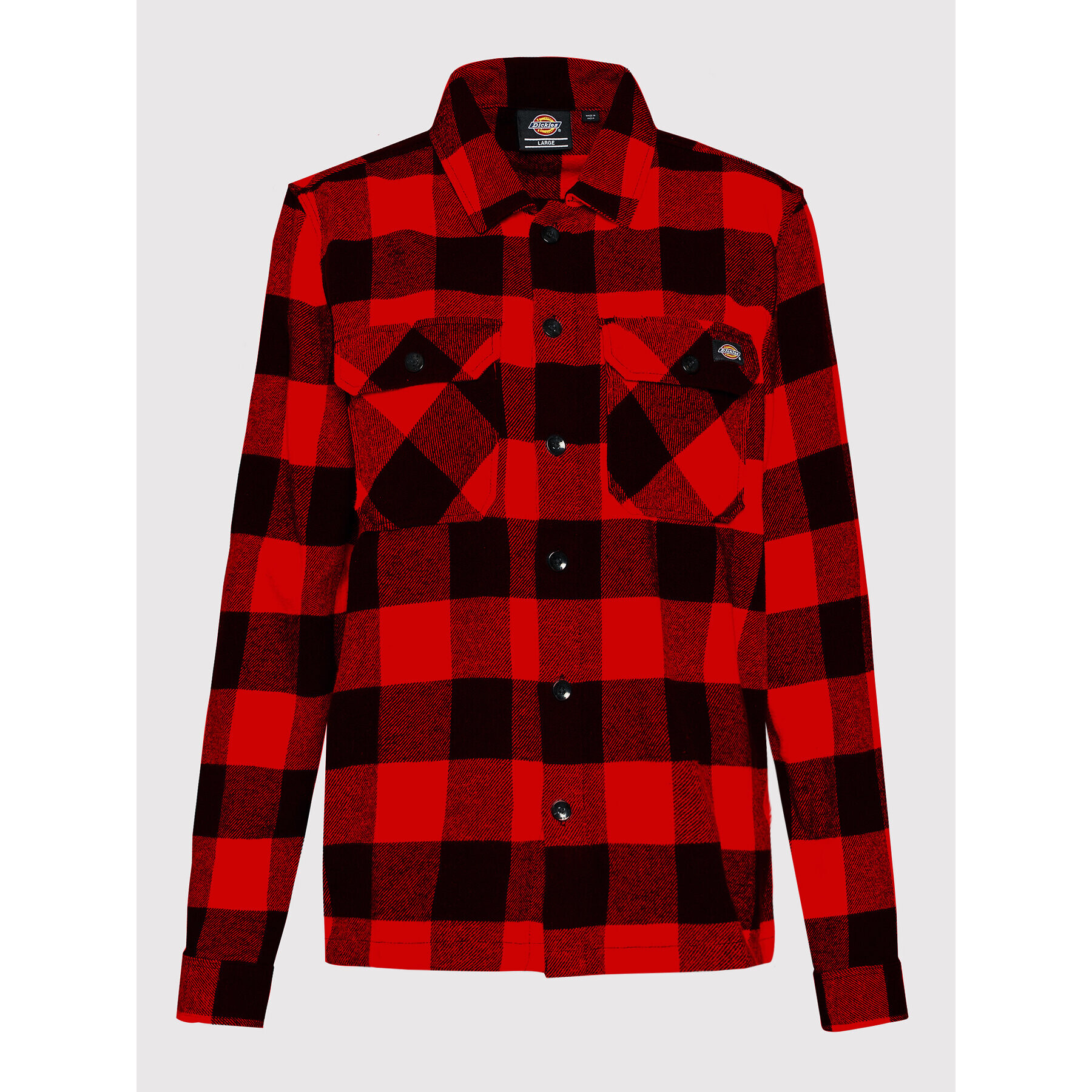 Dickies Риза New Sacramento DK0A4XI2RDX Червен Regular Fit - Pepit.bg