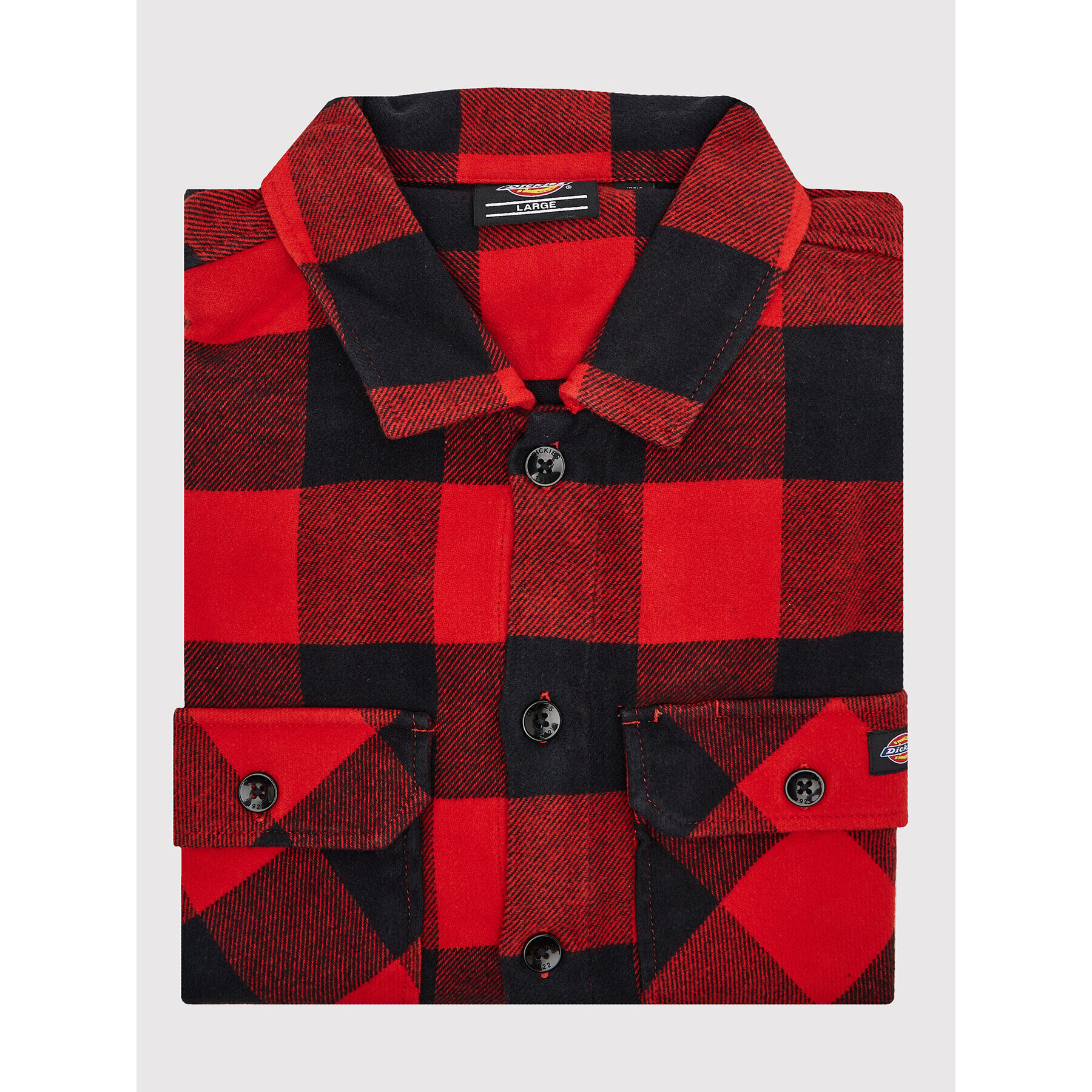 Dickies Риза New Sacramento DK0A4XI2RDX Червен Regular Fit - Pepit.bg