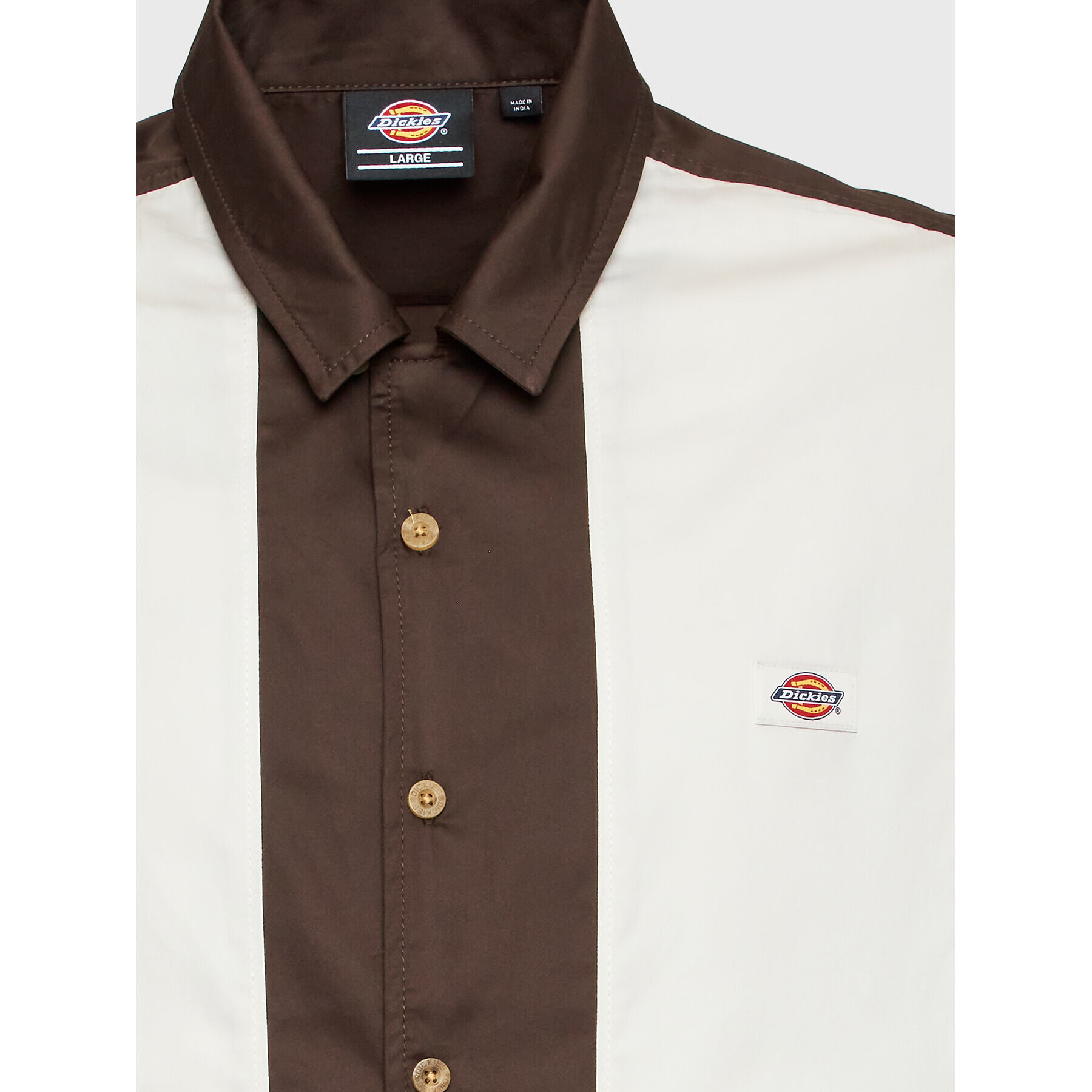 Dickies Риза Westover DK0A4Y7MDBX Кафяв Regular Fit - Pepit.bg