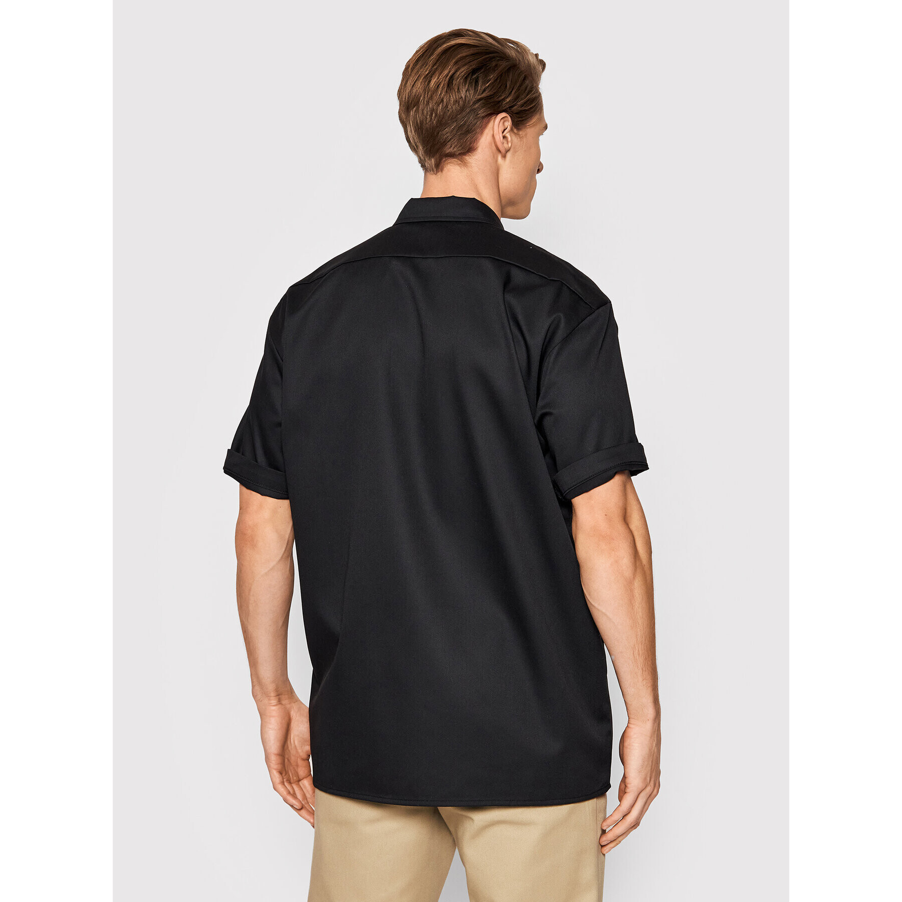 Dickies Риза Work DK0A4XK7BLK Черен Relaxed Fit - Pepit.bg