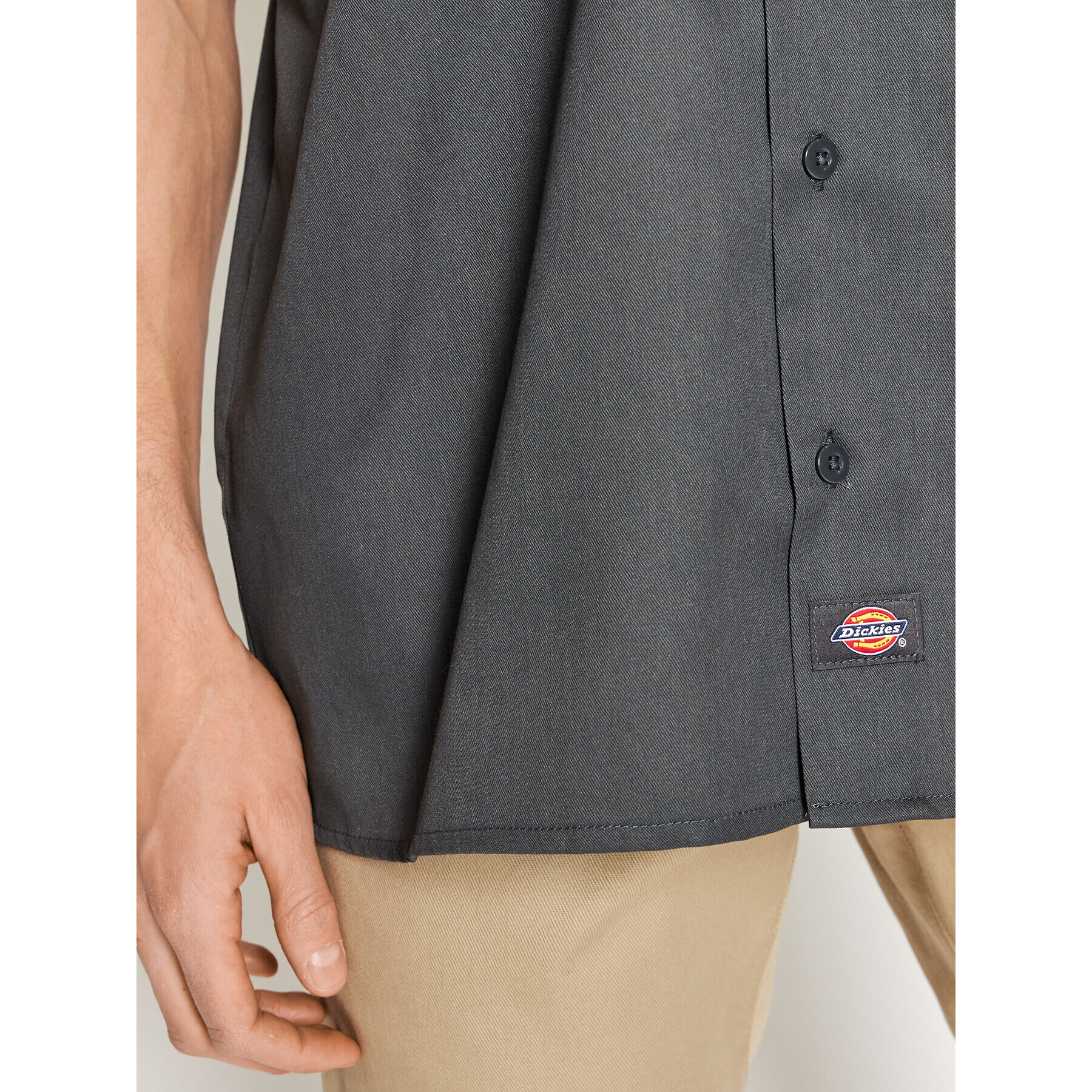 Dickies Риза Work DK0A4XK7CH0 Сив Regular Fit - Pepit.bg