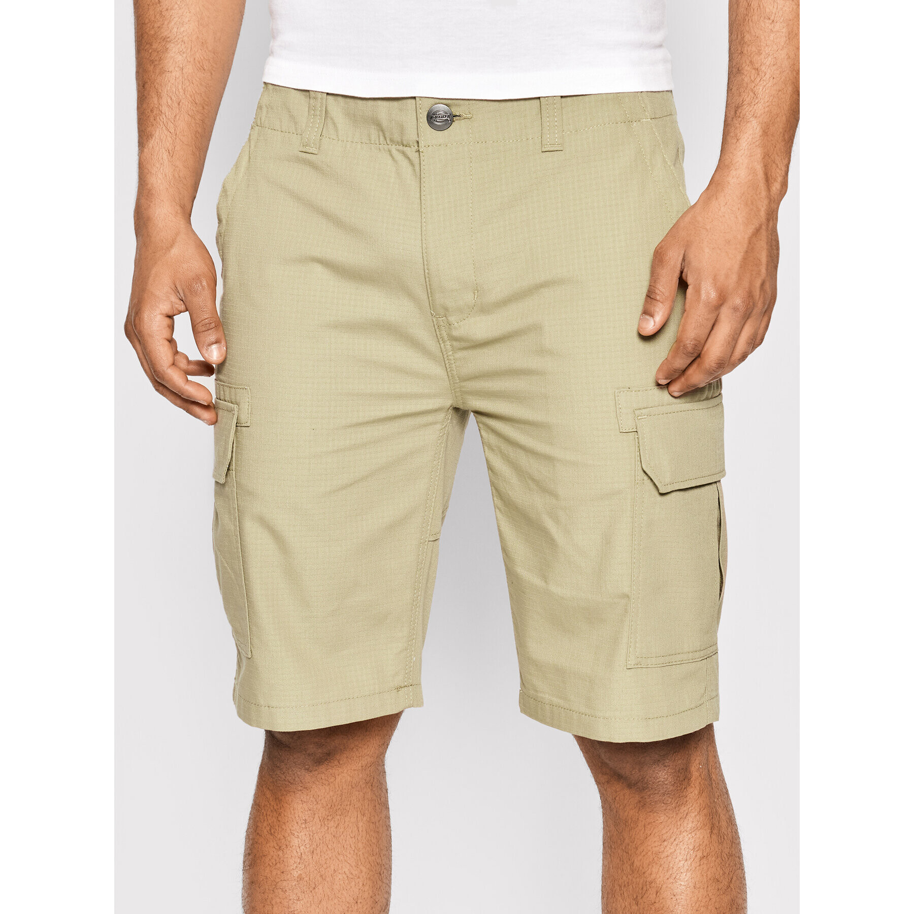 Dickies Шорти от плат Millerville DK0A4XEDKHK Зелен Regular Fit - Pepit.bg