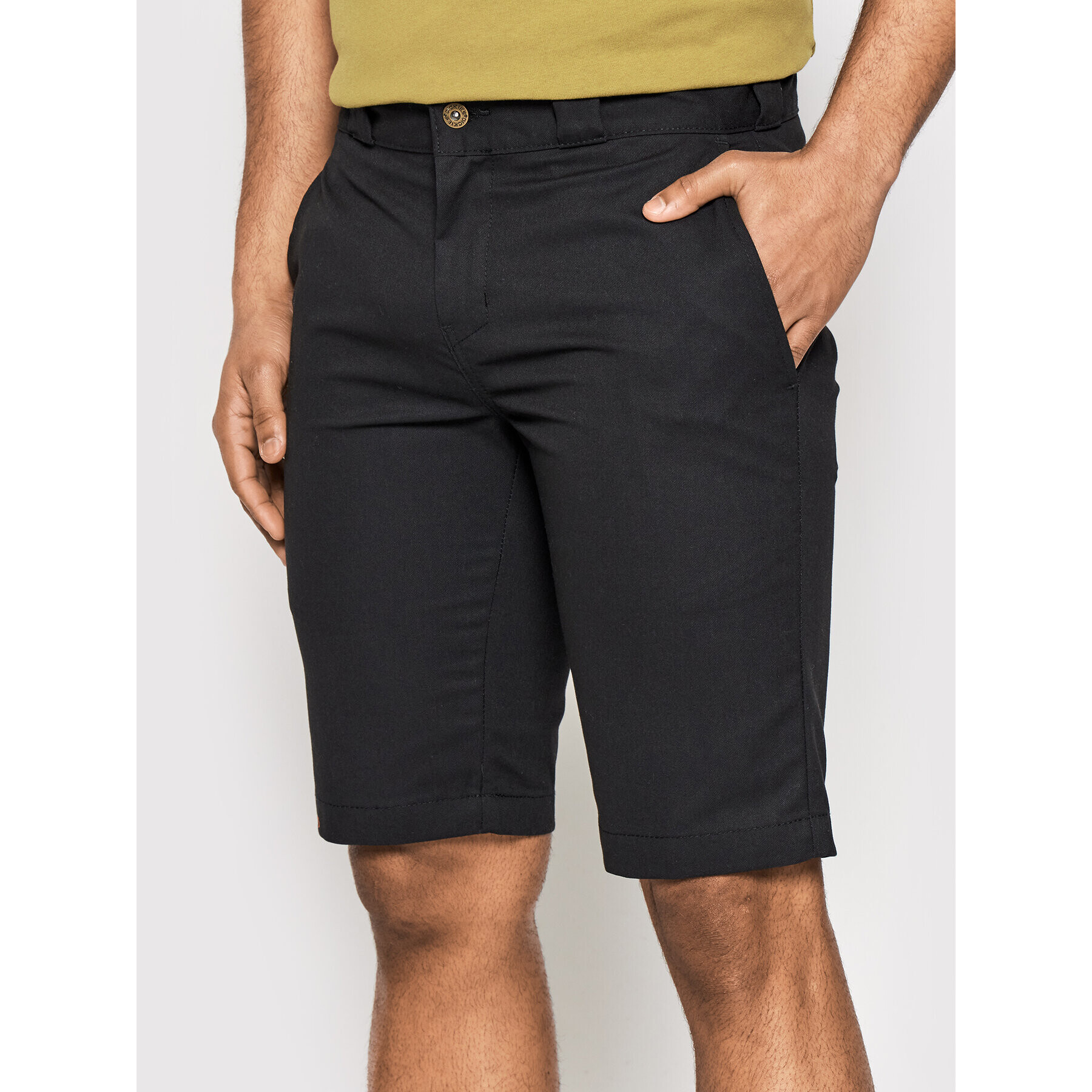 Dickies Спортни шорти Workshort Flex DK0A4XPQBLK Черен Slim Fit - Pepit.bg