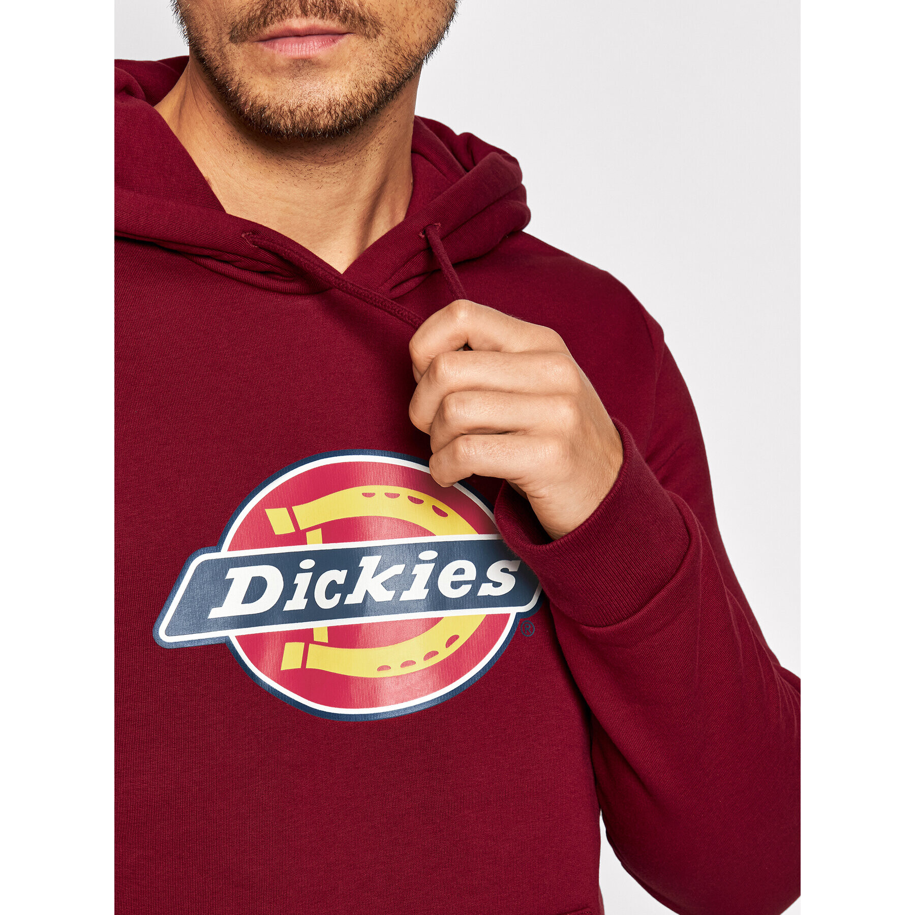 Dickies Суитшърт Icon Logo DK0A4XCB Бордо Regular Fit - Pepit.bg