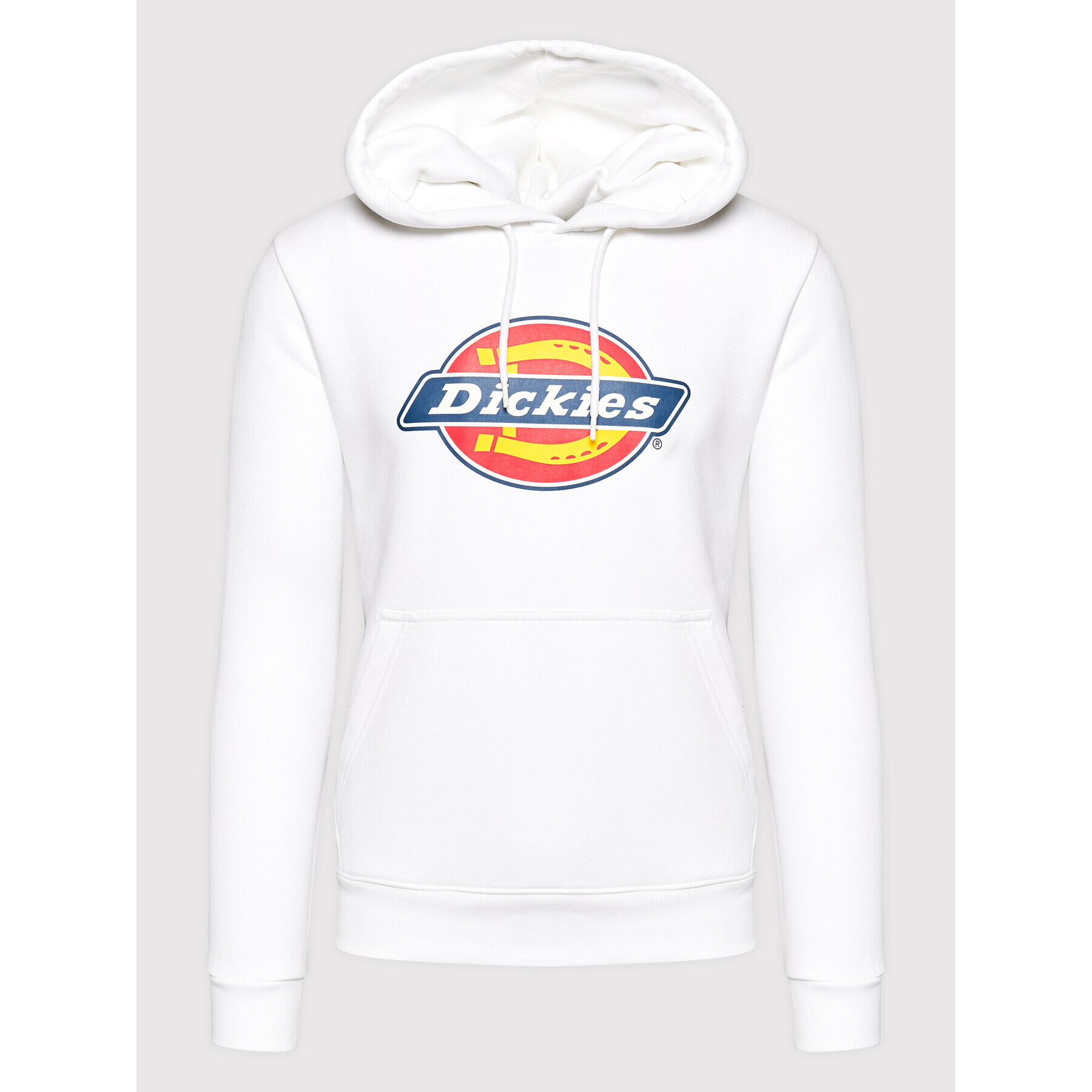 Dickies Суитшърт Icon Logo DK0A4XCB Бял Regular Fit - Pepit.bg