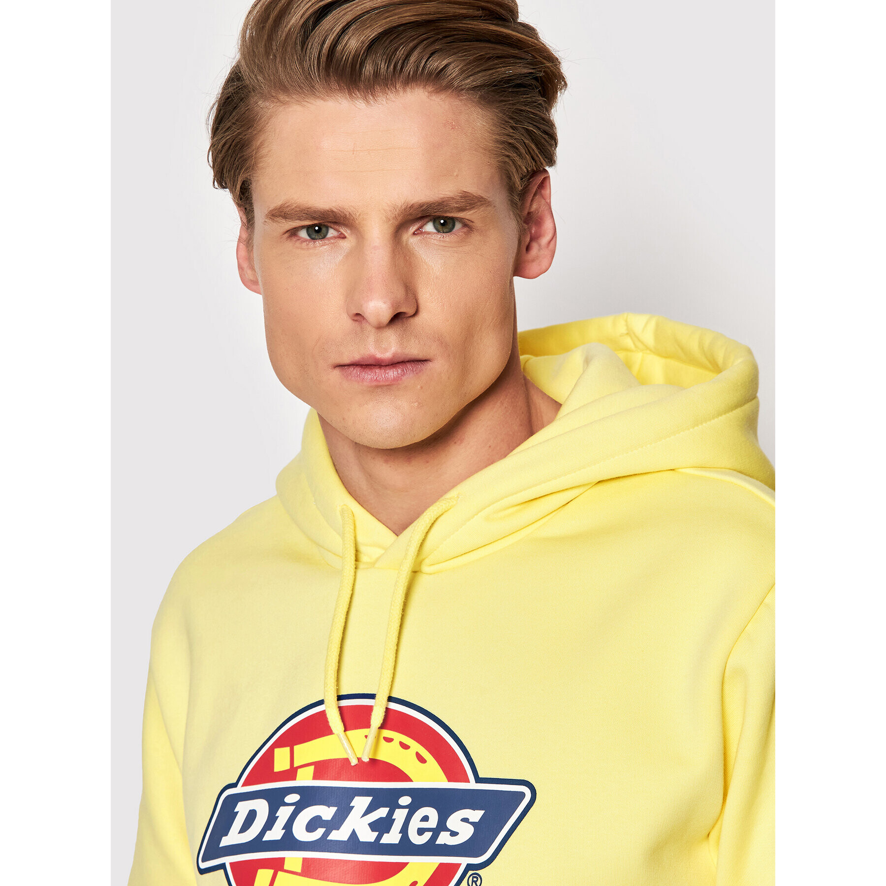 Dickies Суитшърт Icon Logo DK0A4XCBC33 Жълт Regular Fit - Pepit.bg