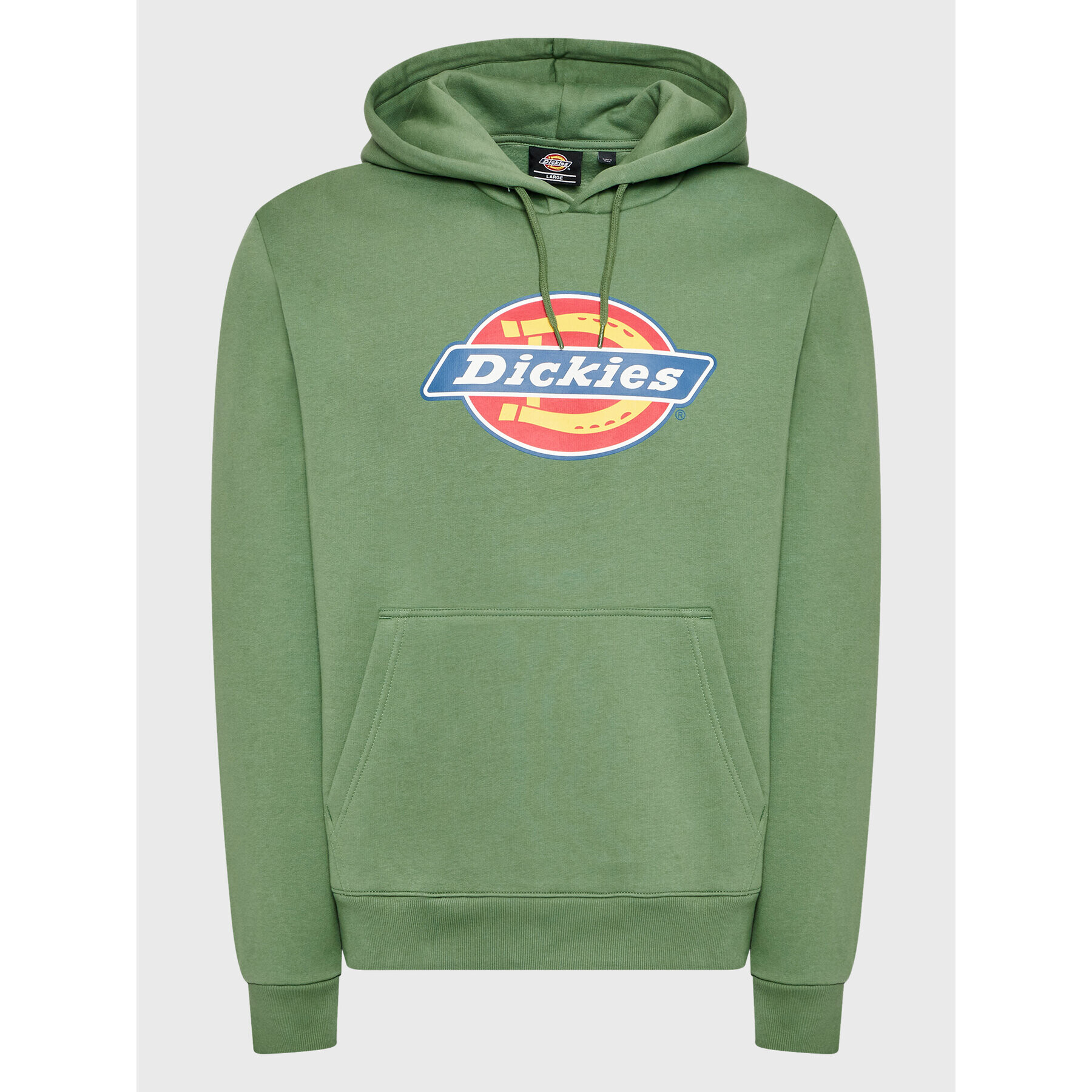 Dickies Суитшърт Icon Logo DK0A4XCBC97 Зелен Regular Fit - Pepit.bg