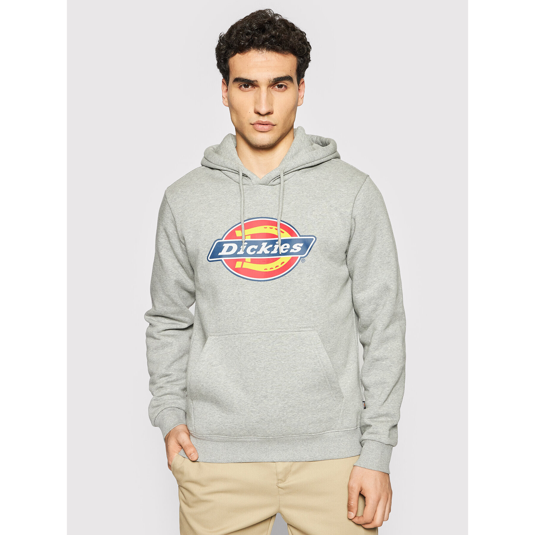 Dickies Суитшърт Icon Logo DK0A4XCBGYM Сив Regular Fit - Pepit.bg