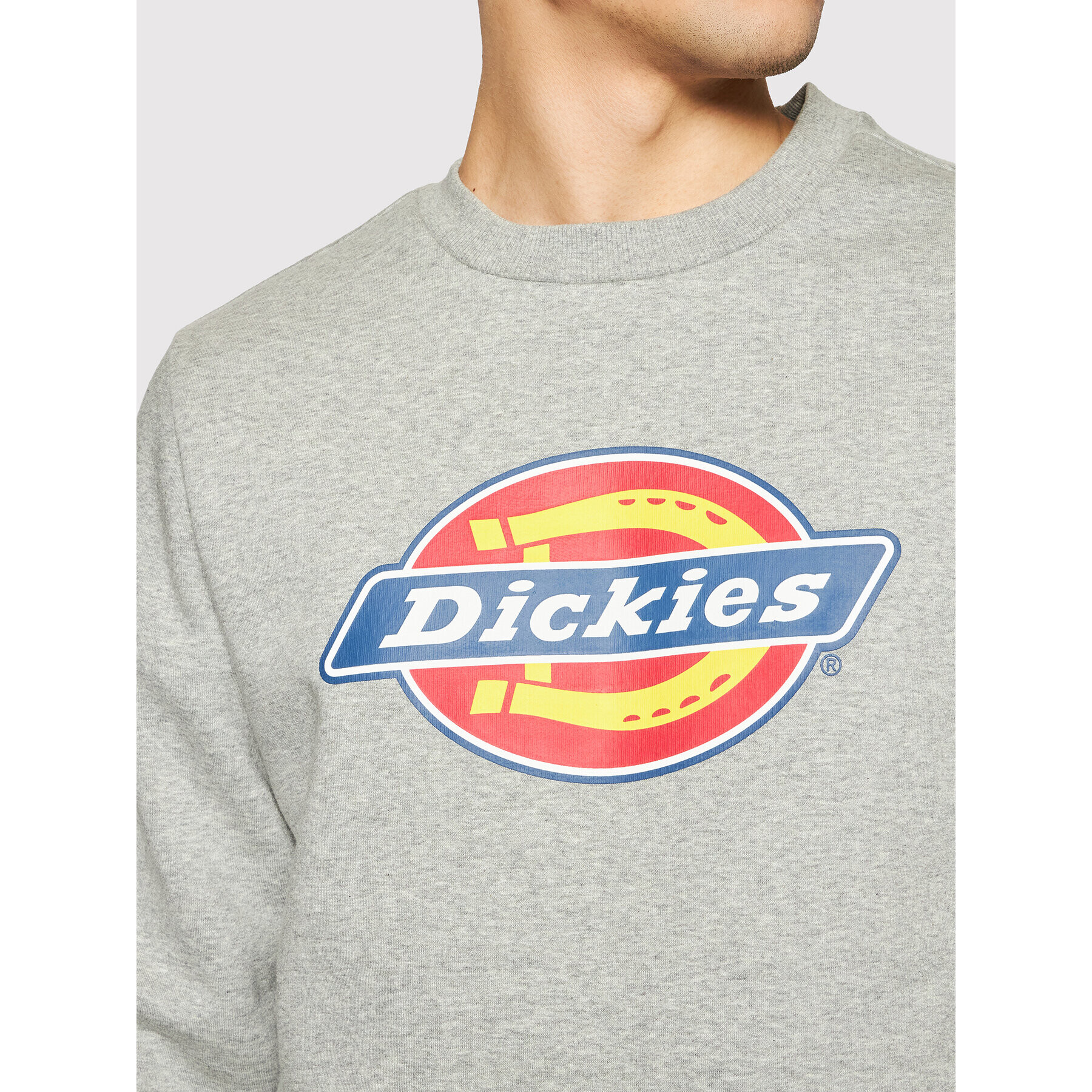 Dickies Суитшърт Icon Logo DK0A4XCIGYM Сив Regular Fit - Pepit.bg