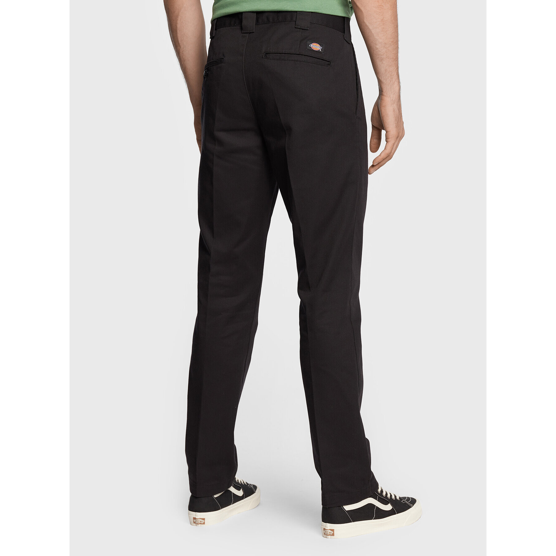 Dickies Текстилни панталони 872 Work DK0A4XK8BLK Черен Slim Fit - Pepit.bg