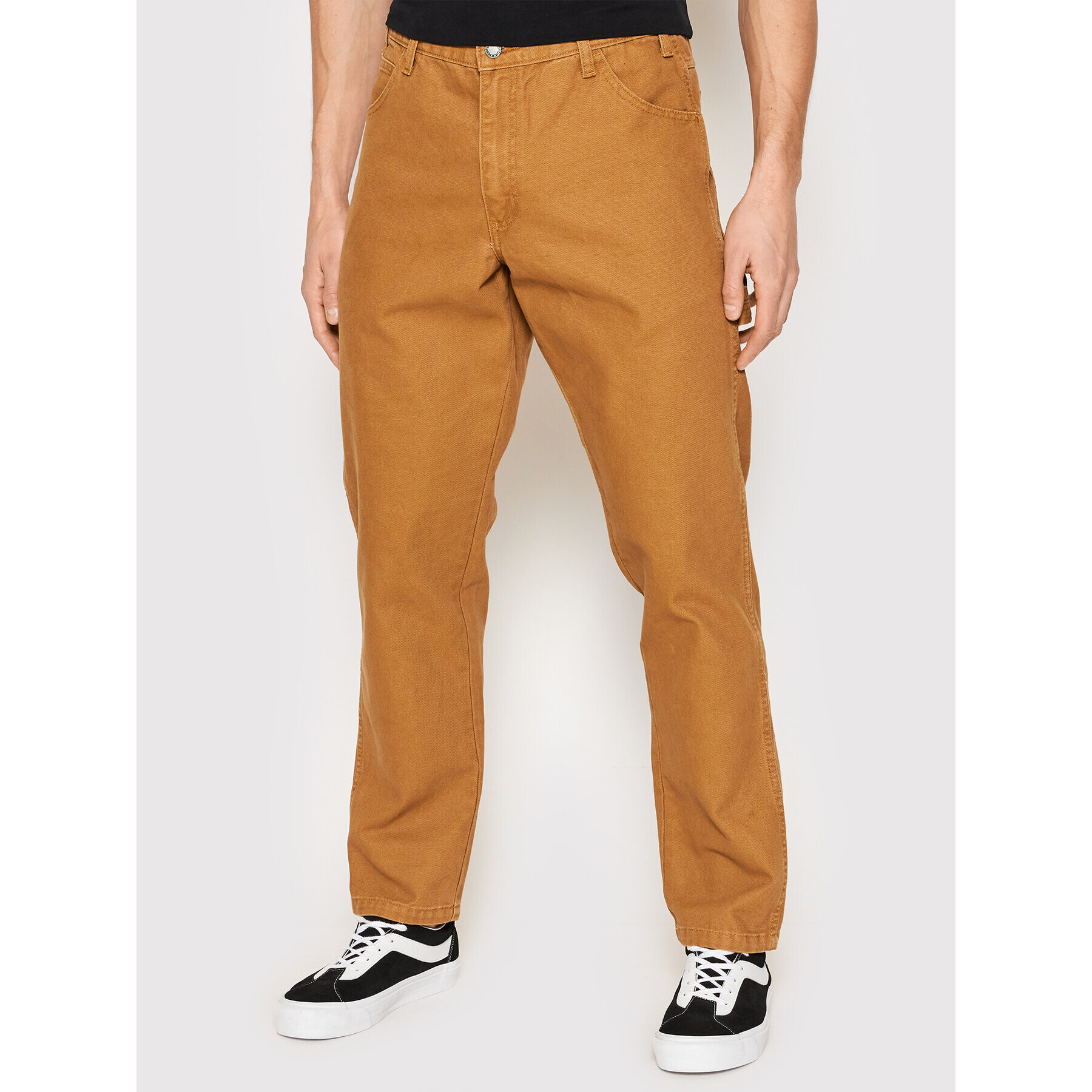 Dickies Текстилни панталони Dc Carpenter DK0A4XIFC41 Кафяв Regular Fit - Pepit.bg