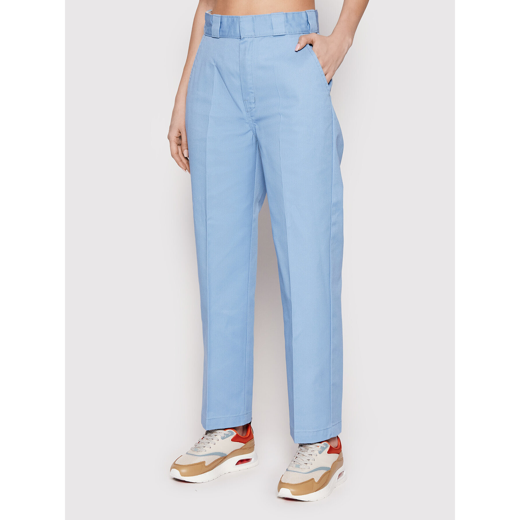 Dickies Текстилни панталони Elizaville DK0A4XKBC36 Син Regular Fit - Pepit.bg