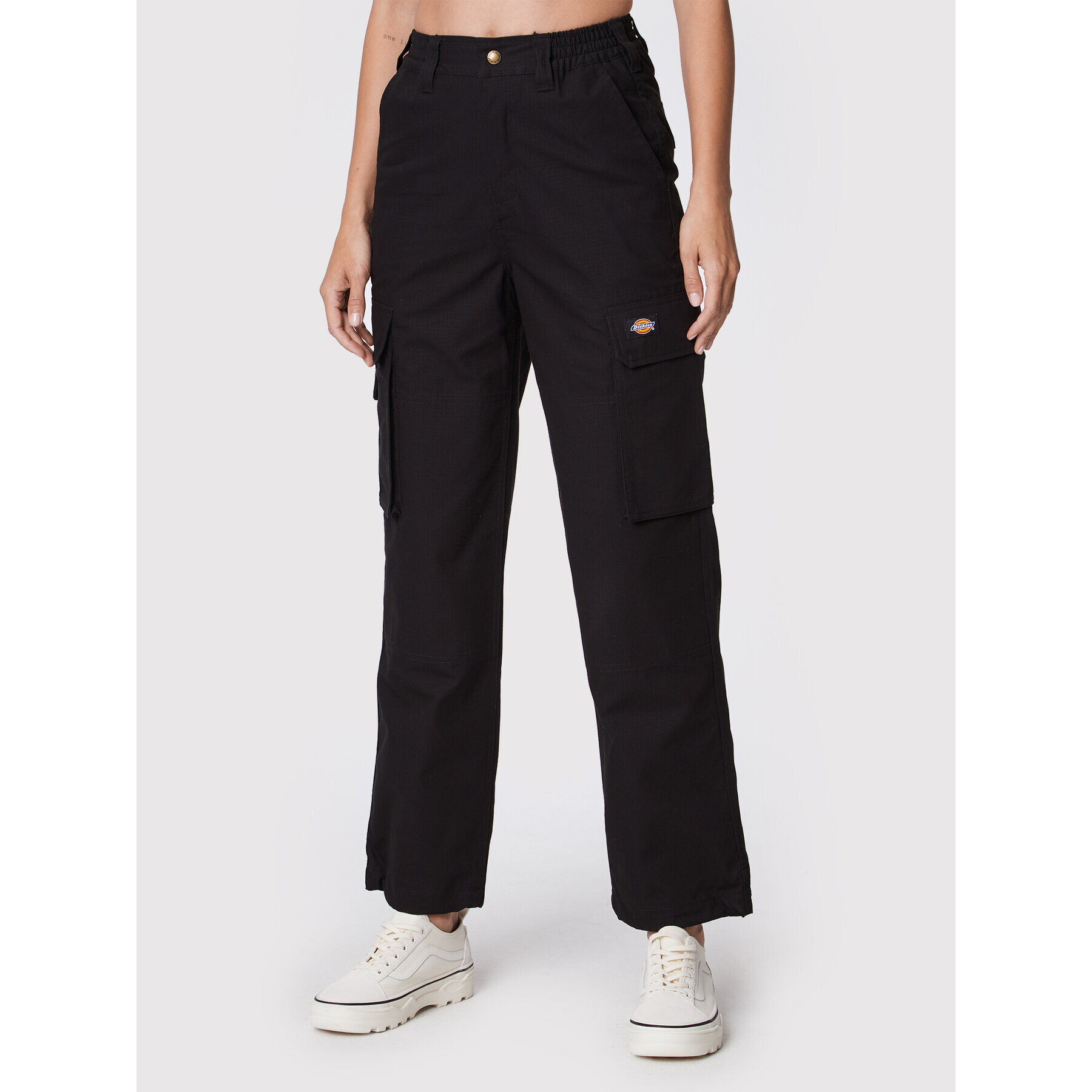 Dickies Текстилни панталони Hooper Bay DK0A4XDIBLK Черен Regular Fit - Pepit.bg