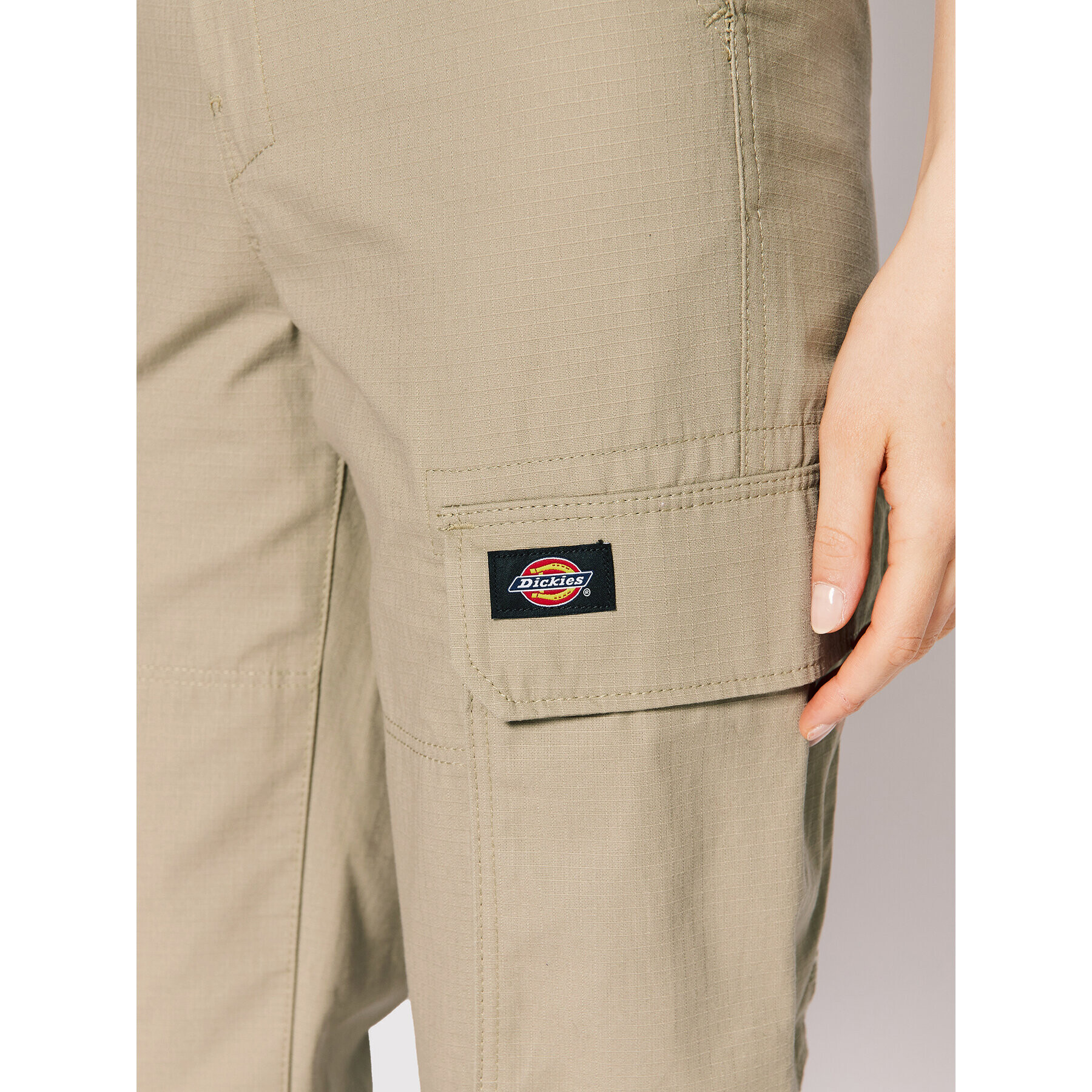 Dickies Текстилни панталони Hooper Bay DK0A4XDIKHK Бежов Regular Fit - Pepit.bg