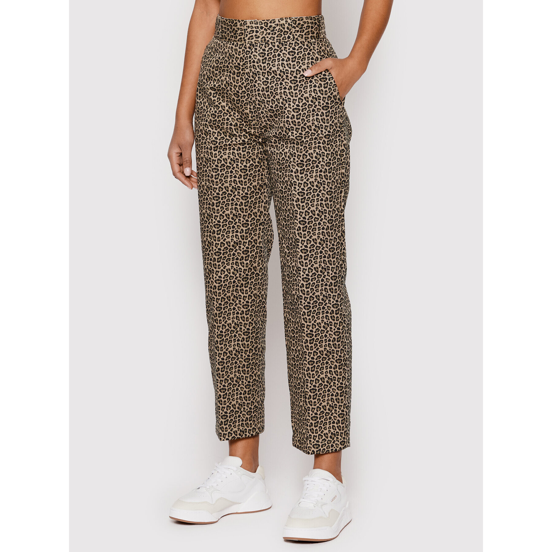 Dickies Текстилни панталони Silver First DK0A4XPMC47 Кафяв Regular Fit - Pepit.bg
