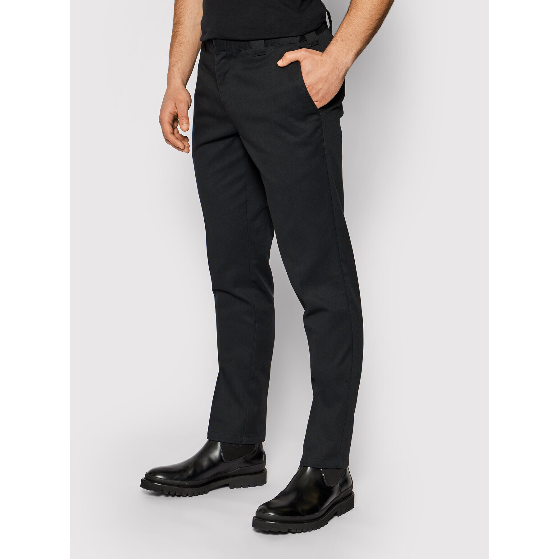 Dickies Текстилни панталони Work DK0WE872 Черен Slim Fit - Pepit.bg