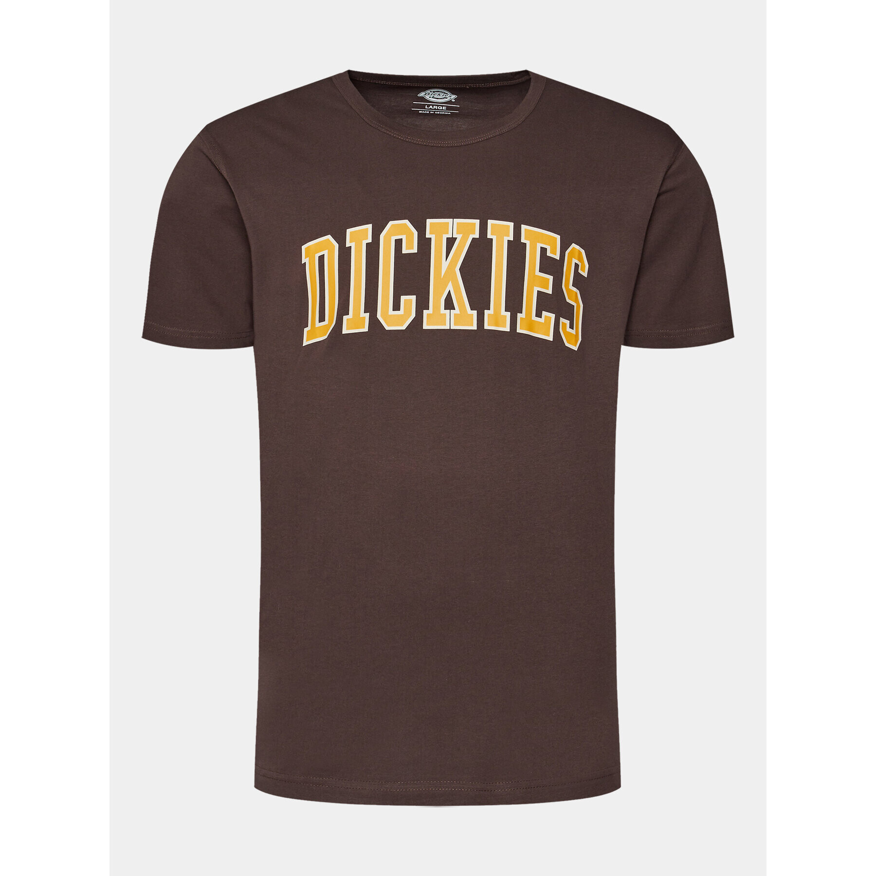 Dickies Тишърт Aitkin DK0A4X9F Кафяв Regular Fit - Pepit.bg