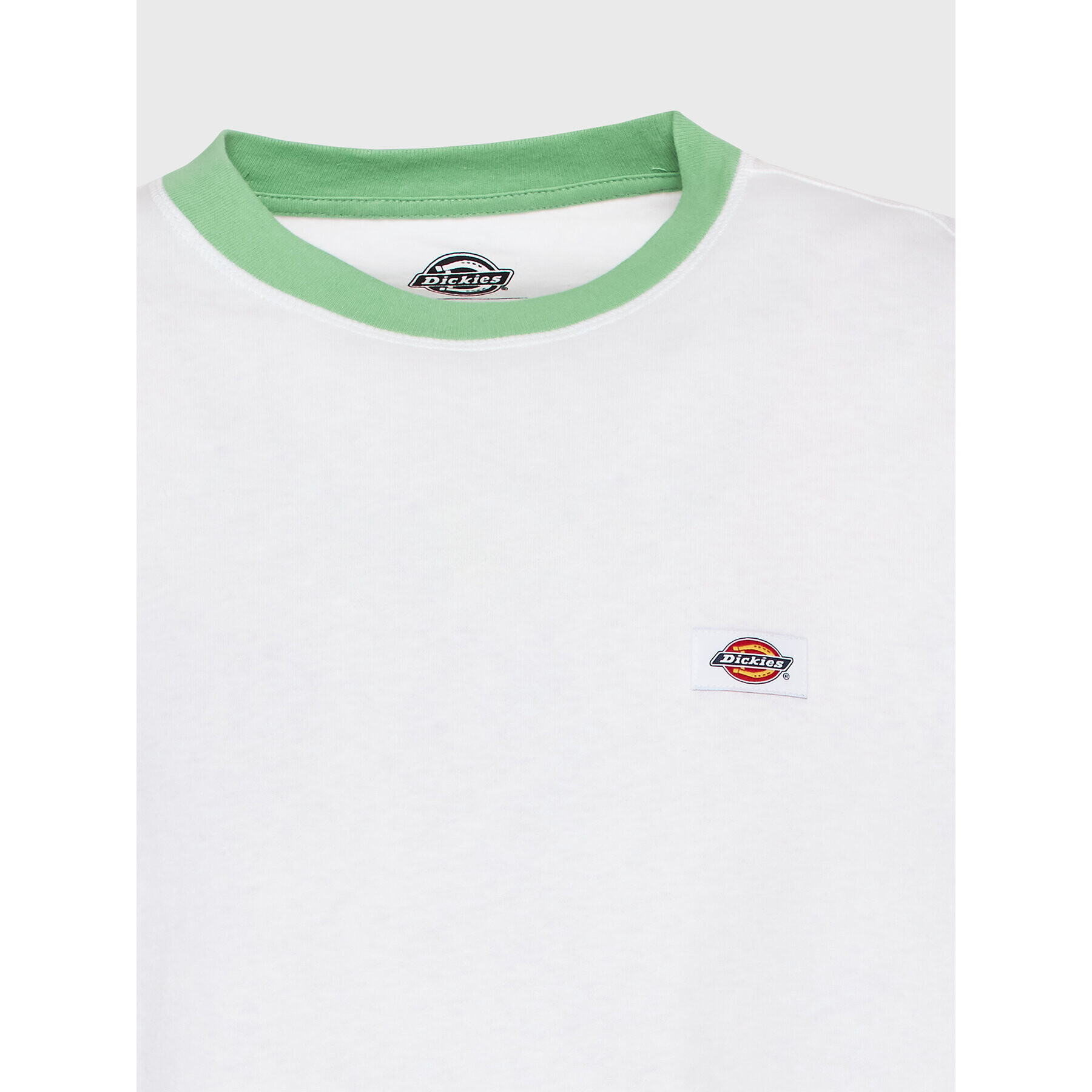 Dickies Тишърт EDDYVILLE DK0A4Y8SWHX1 Бял Regular Fit - Pepit.bg