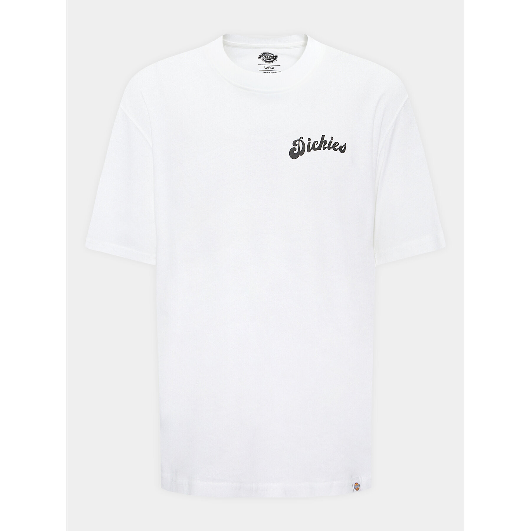 Dickies Тишърт Grainfield DK0A4YJY Бял Regular Fit - Pepit.bg