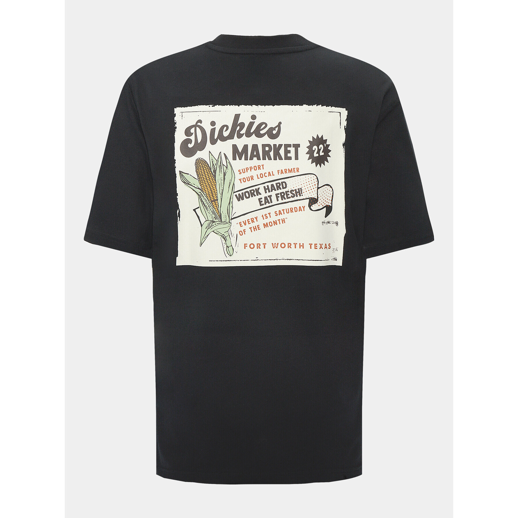 Dickies Тишърт Grainfield DK0A4YJY Черен Regular Fit - Pepit.bg