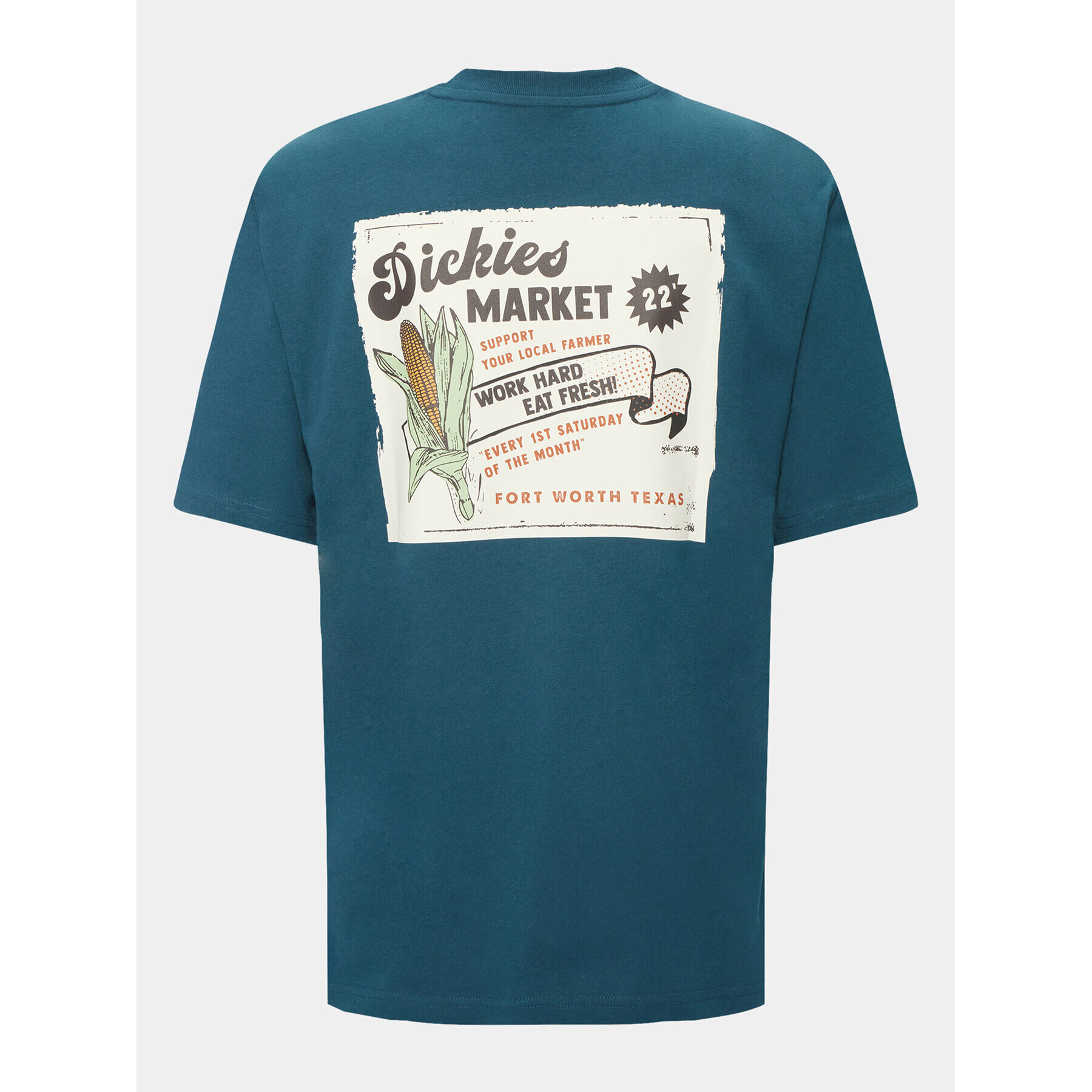 Dickies Тишърт Grainfield DK0A4YJY Тъмносин Regular Fit - Pepit.bg