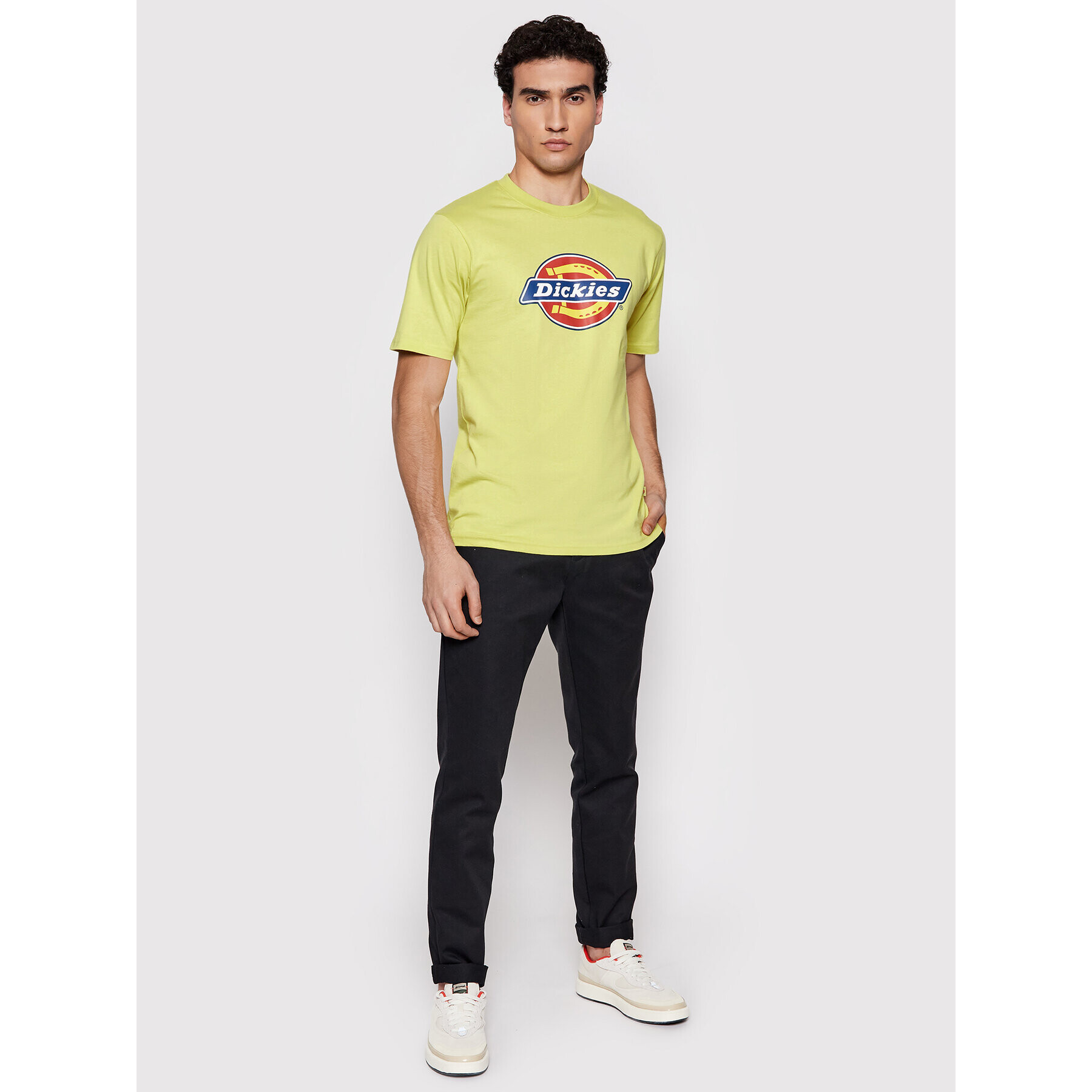 Dickies Тишърт Icon Logo DK0A4XC9B541 Зелен Regular Fit - Pepit.bg