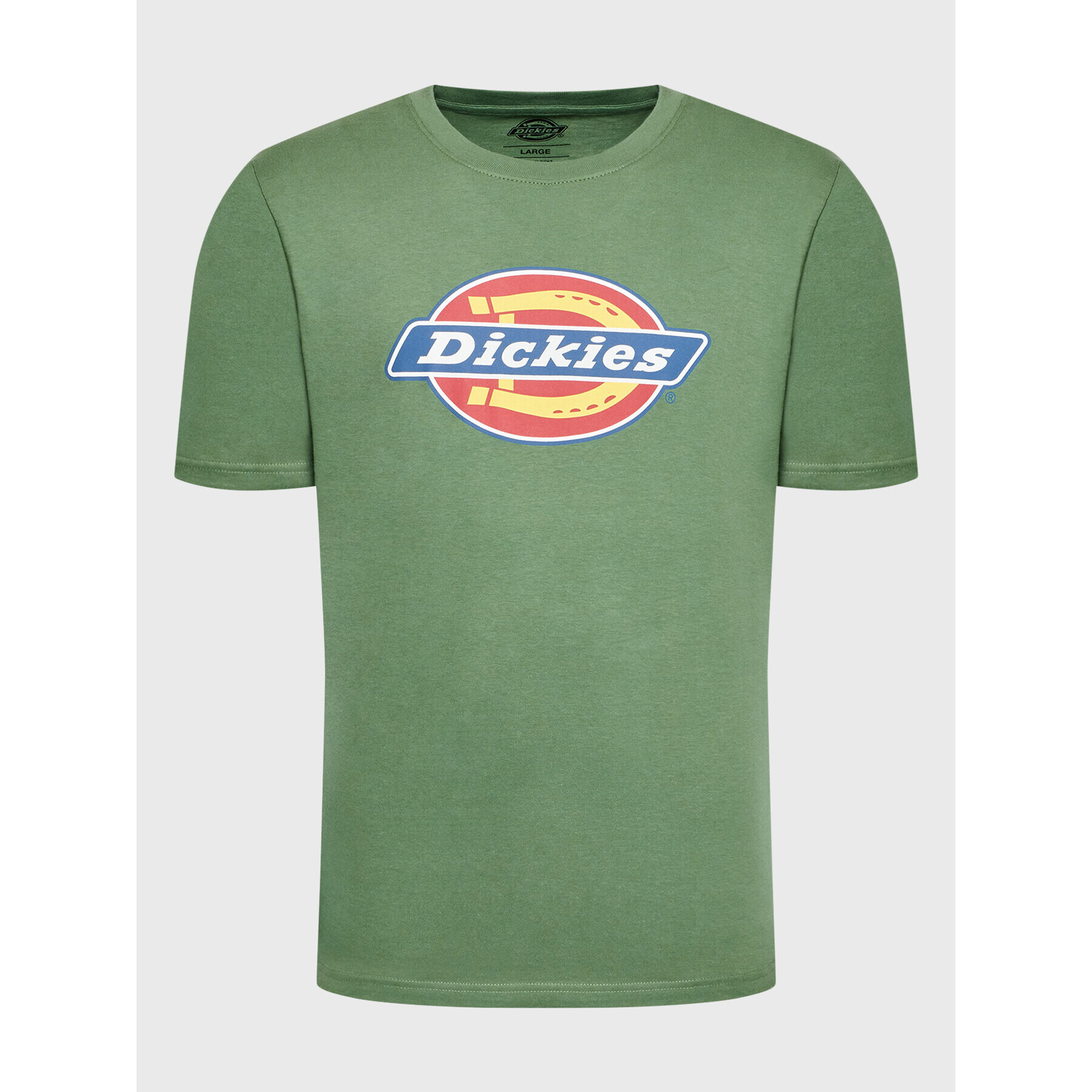 Dickies Тишърт Icon Logo DK0A4XC9C97 Зелен Regular Fit - Pepit.bg