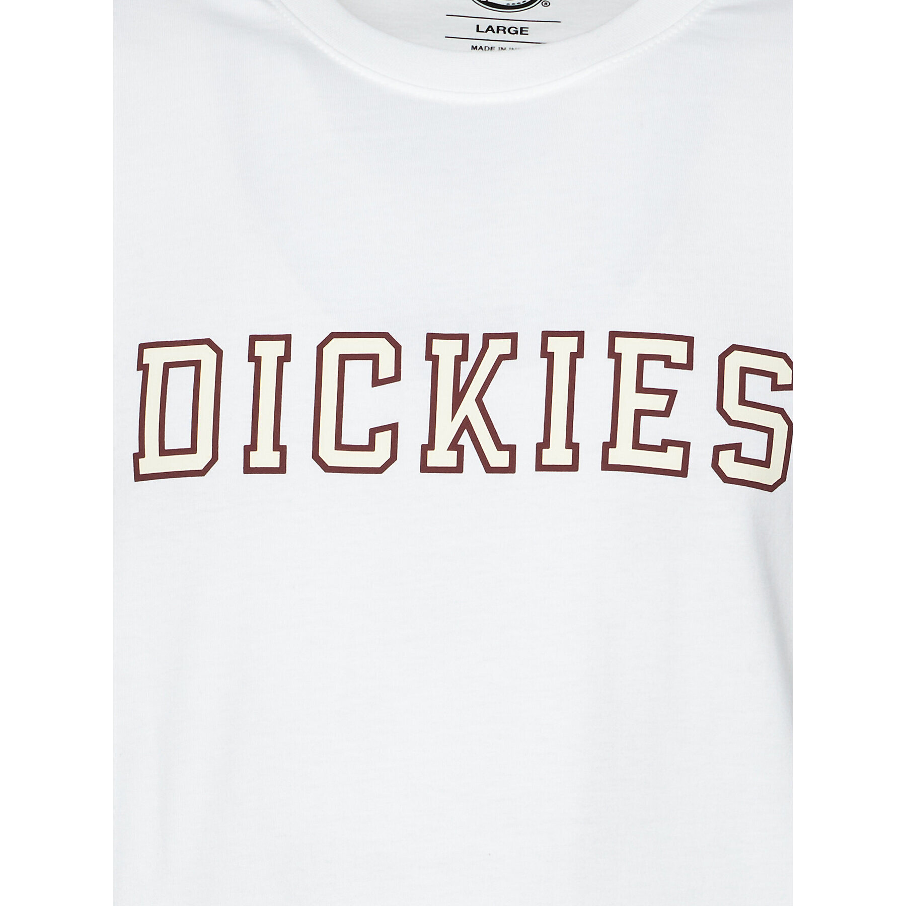 Dickies Тишърт Melvern DK0A4YK6 Бял Regular Fit - Pepit.bg