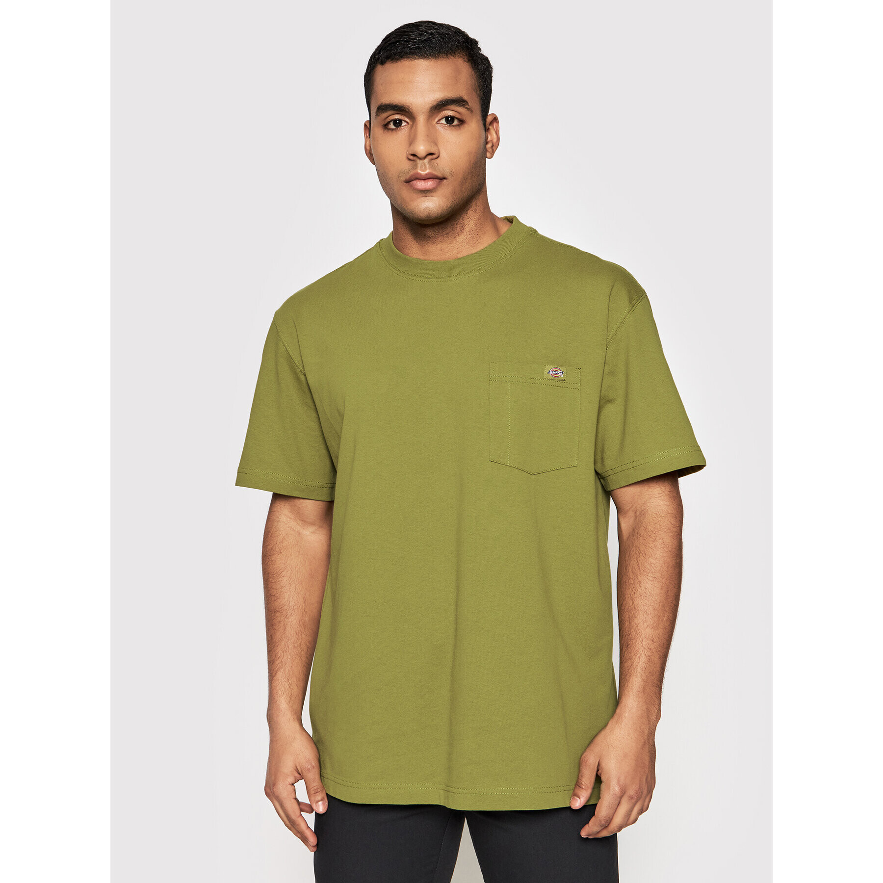 Dickies Тишърт Porterdale DK0A4TMO Зелен Regular Fit - Pepit.bg