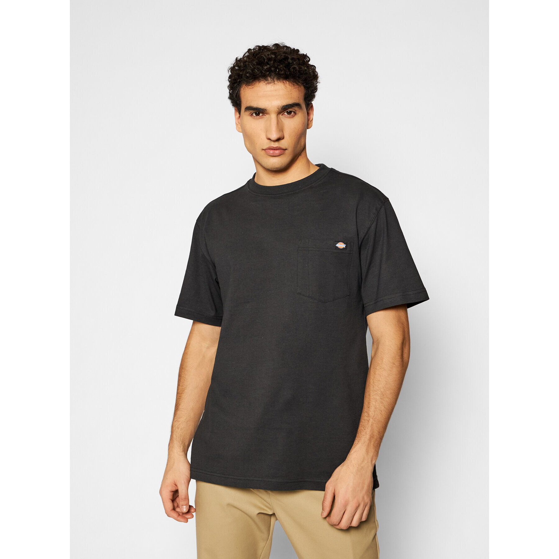Dickies Тишърт Porterdale DK0A4TMOBLK Черен Regular Fit - Pepit.bg