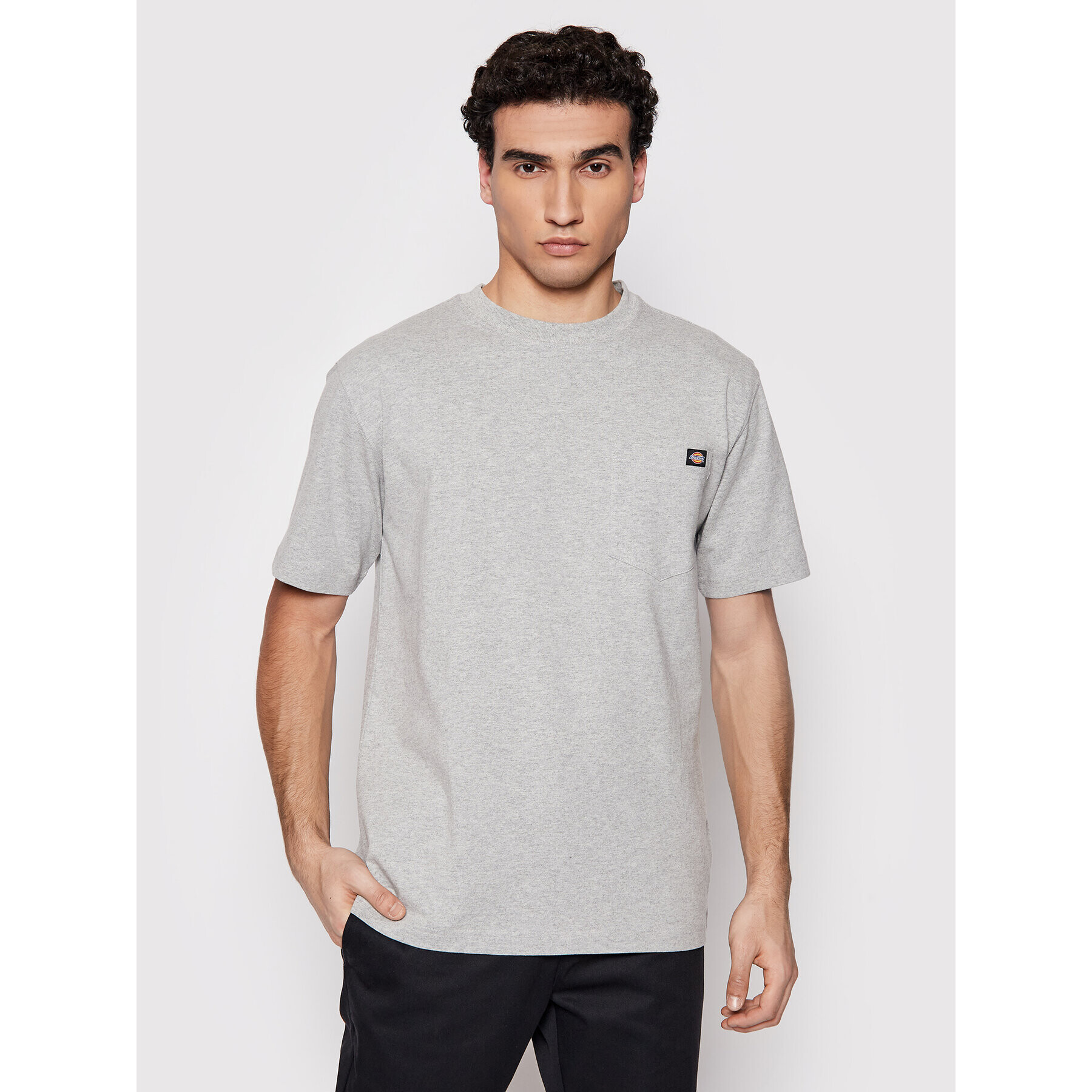 Dickies Тишърт Porterdale DK0A4TMOHG0 Сив Regular Fit - Pepit.bg