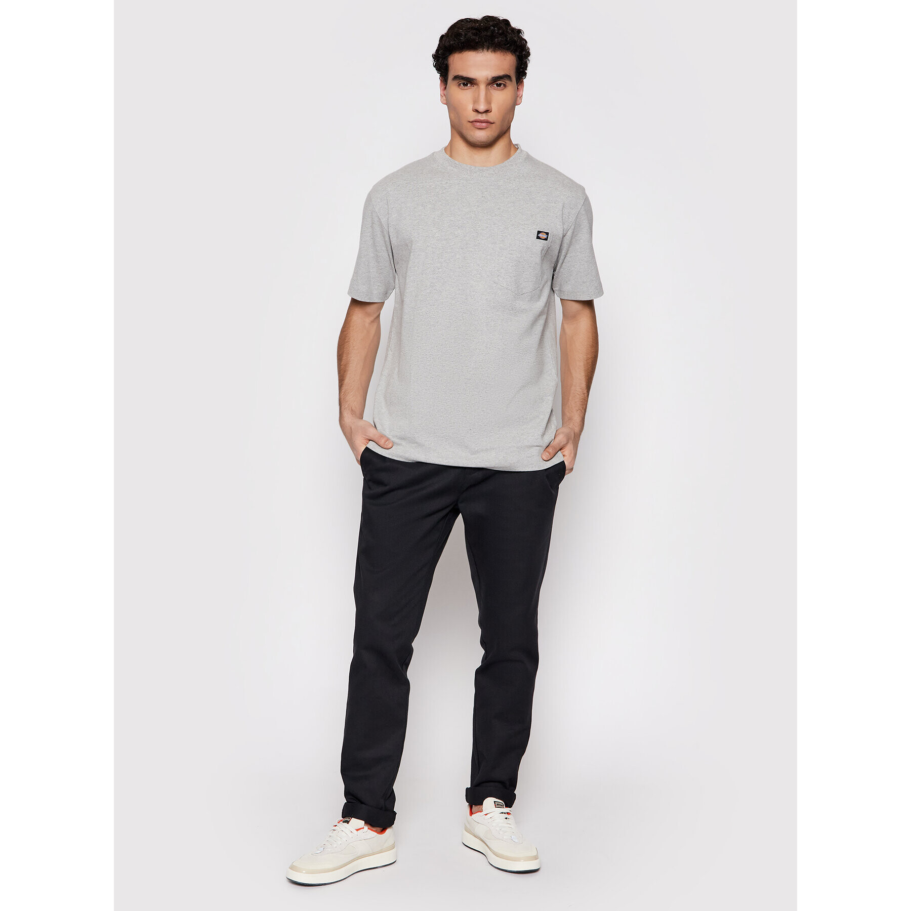 Dickies Тишърт Porterdale DK0A4TMOHG0 Сив Regular Fit - Pepit.bg