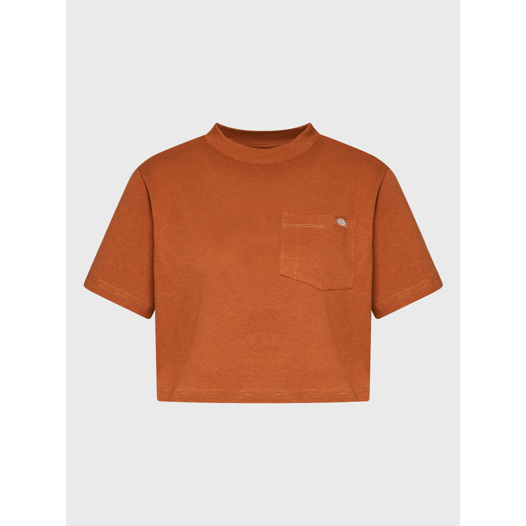 Dickies Тишърт Porterdale DK0A4XDEIEX Кафяв Relaxed Fit - Pepit.bg