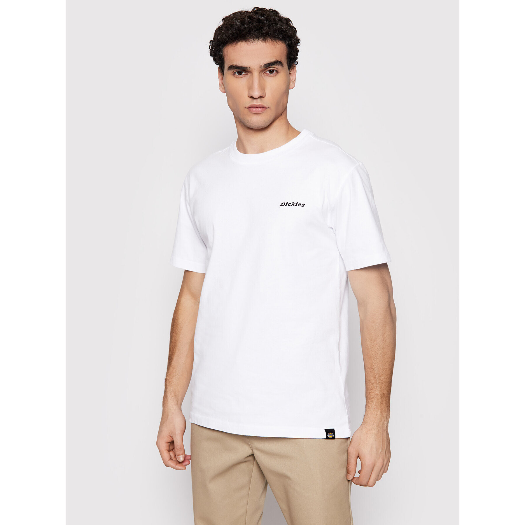 Dickies Тишърт Ss Loretto DK0A4X9OWHX Бял Regular Fit - Pepit.bg