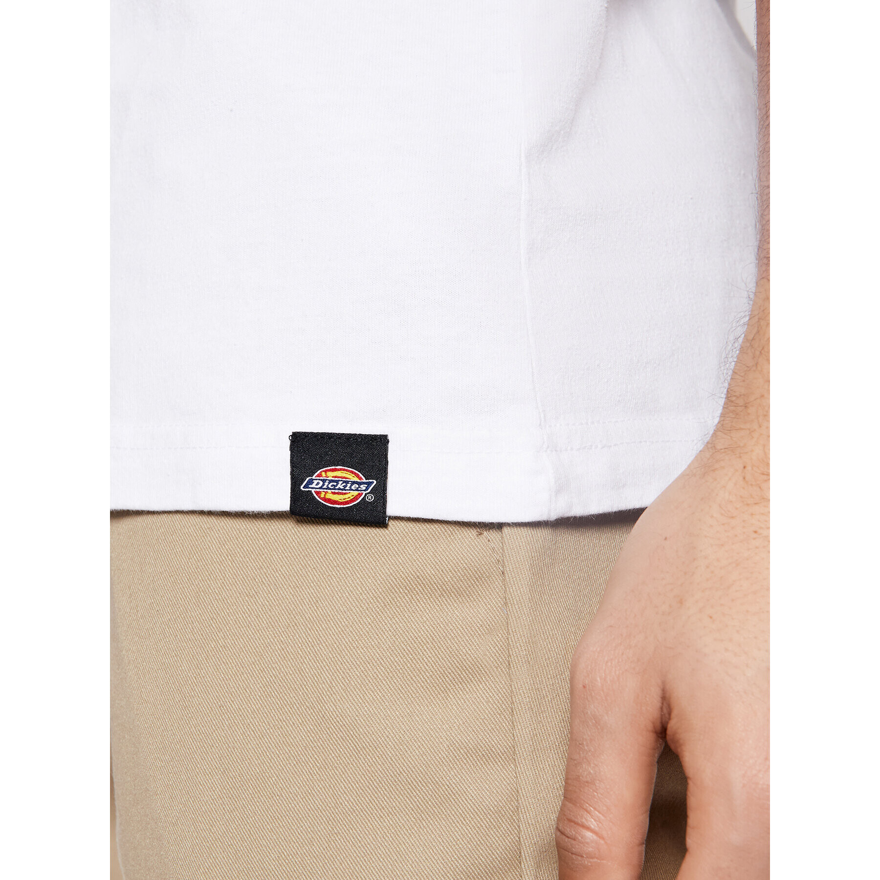 Dickies Тишърт Ss Loretto DK0A4X9OWHX Бял Regular Fit - Pepit.bg