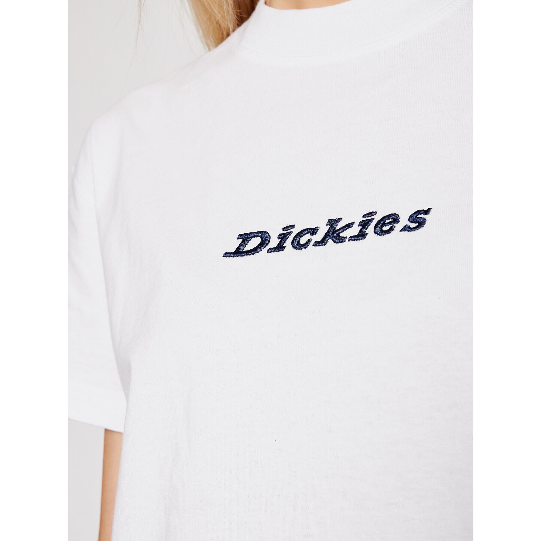 Dickies Тишърт Ss Loretto DK0A4XBAWHX Бял Regular Fit - Pepit.bg