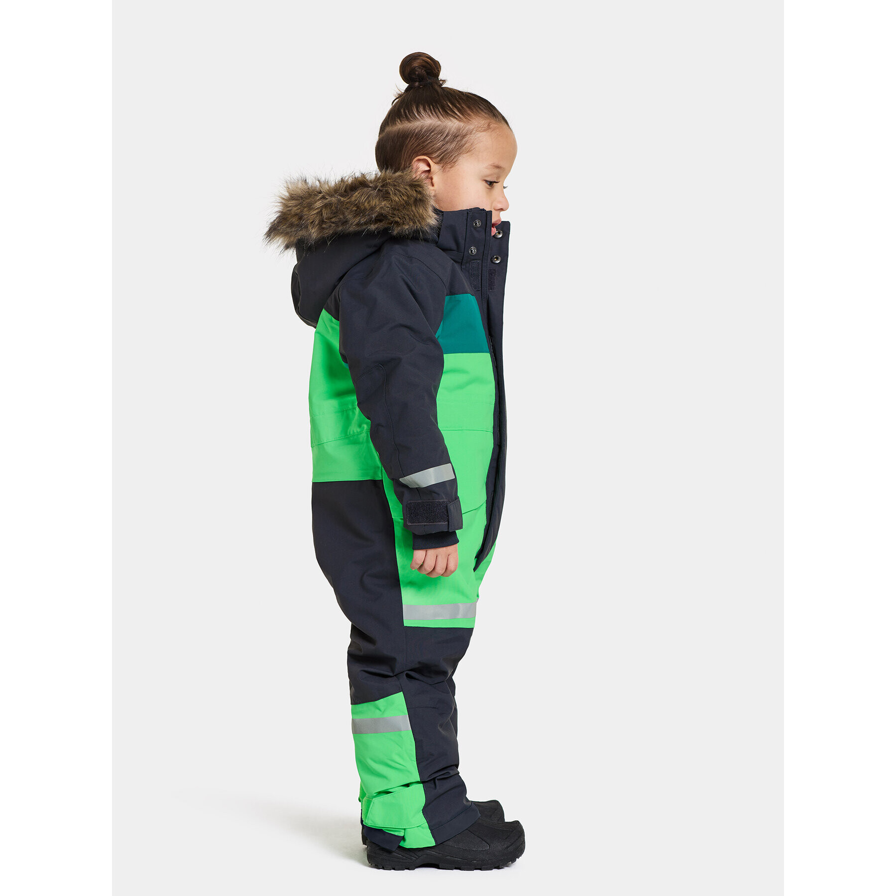 Didriksons Зимен детски гащеризон Bjärven Kds Cover 2 504966 Зелен - Pepit.bg