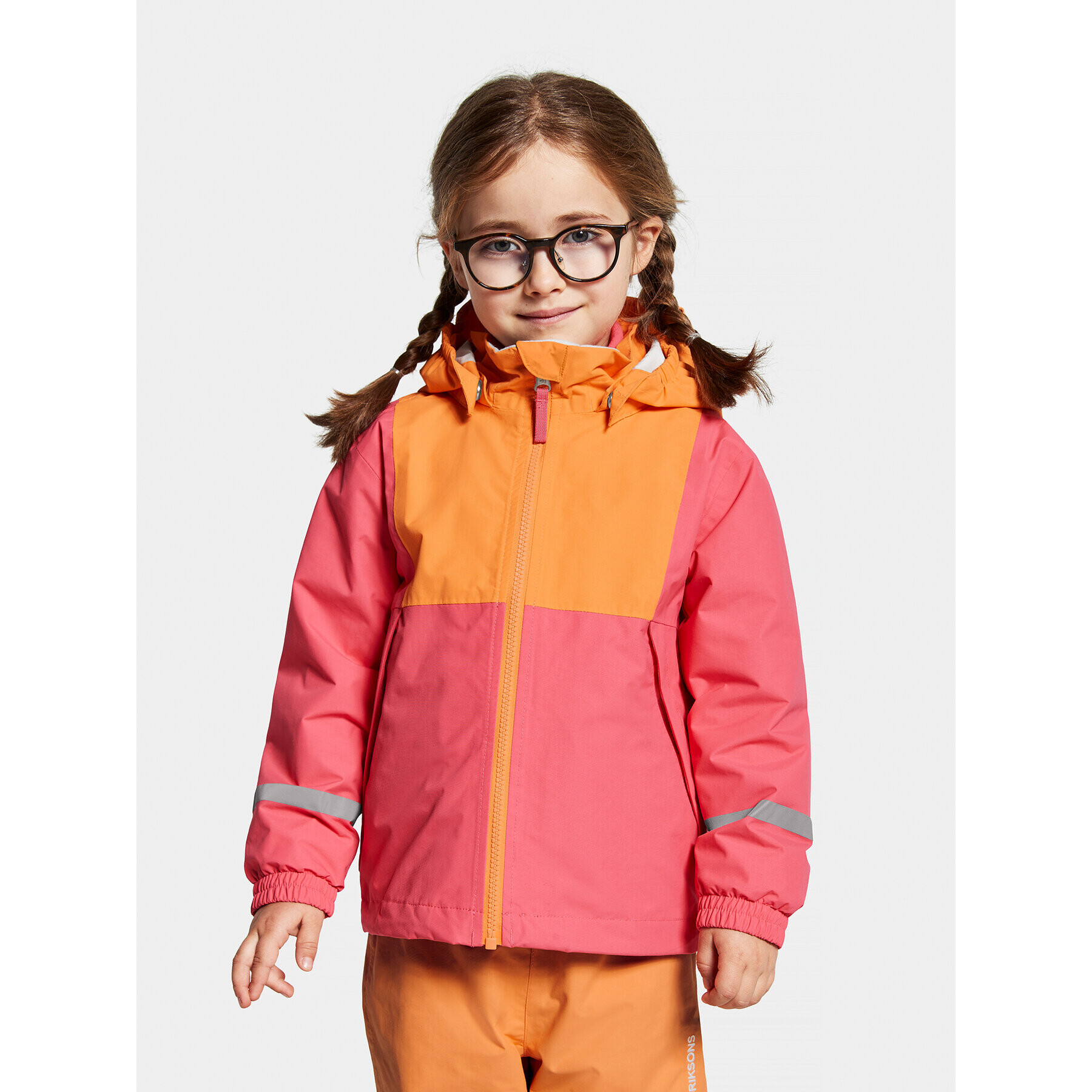 Didriksons Яке за дъжд Stormhatt 504694 Розов Regular Fit - Pepit.bg