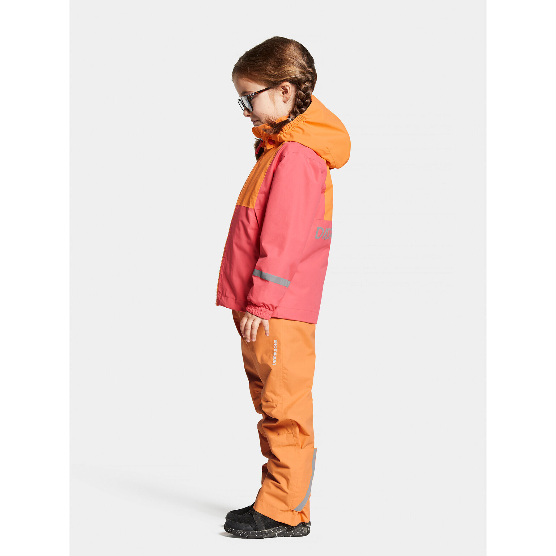 Didriksons Яке за дъжд Stormhatt 504694 Розов Regular Fit - Pepit.bg