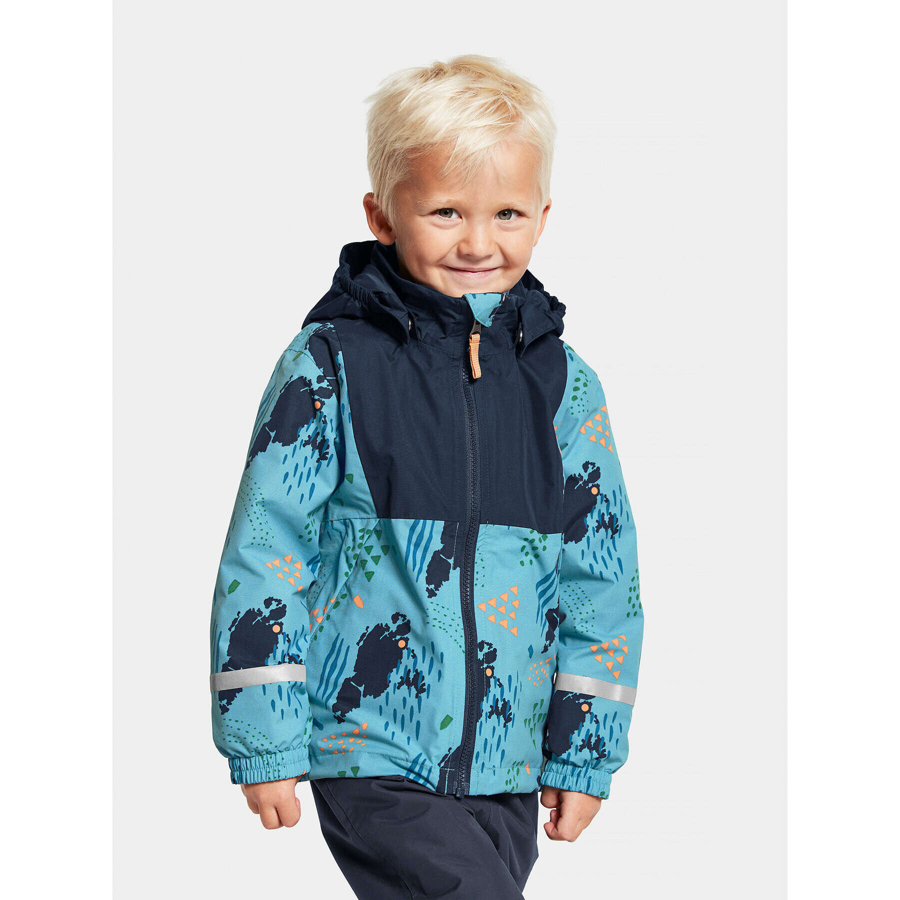 Didriksons Яке за дъжд Stormhatt 504737 Син Regular Fit - Pepit.bg