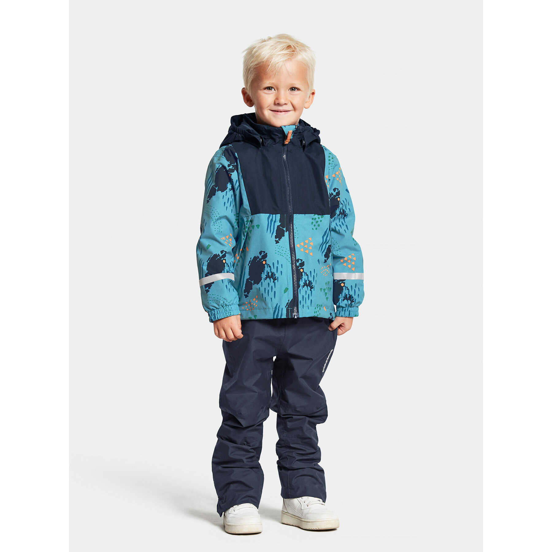 Didriksons Яке за дъжд Stormhatt 504737 Син Regular Fit - Pepit.bg