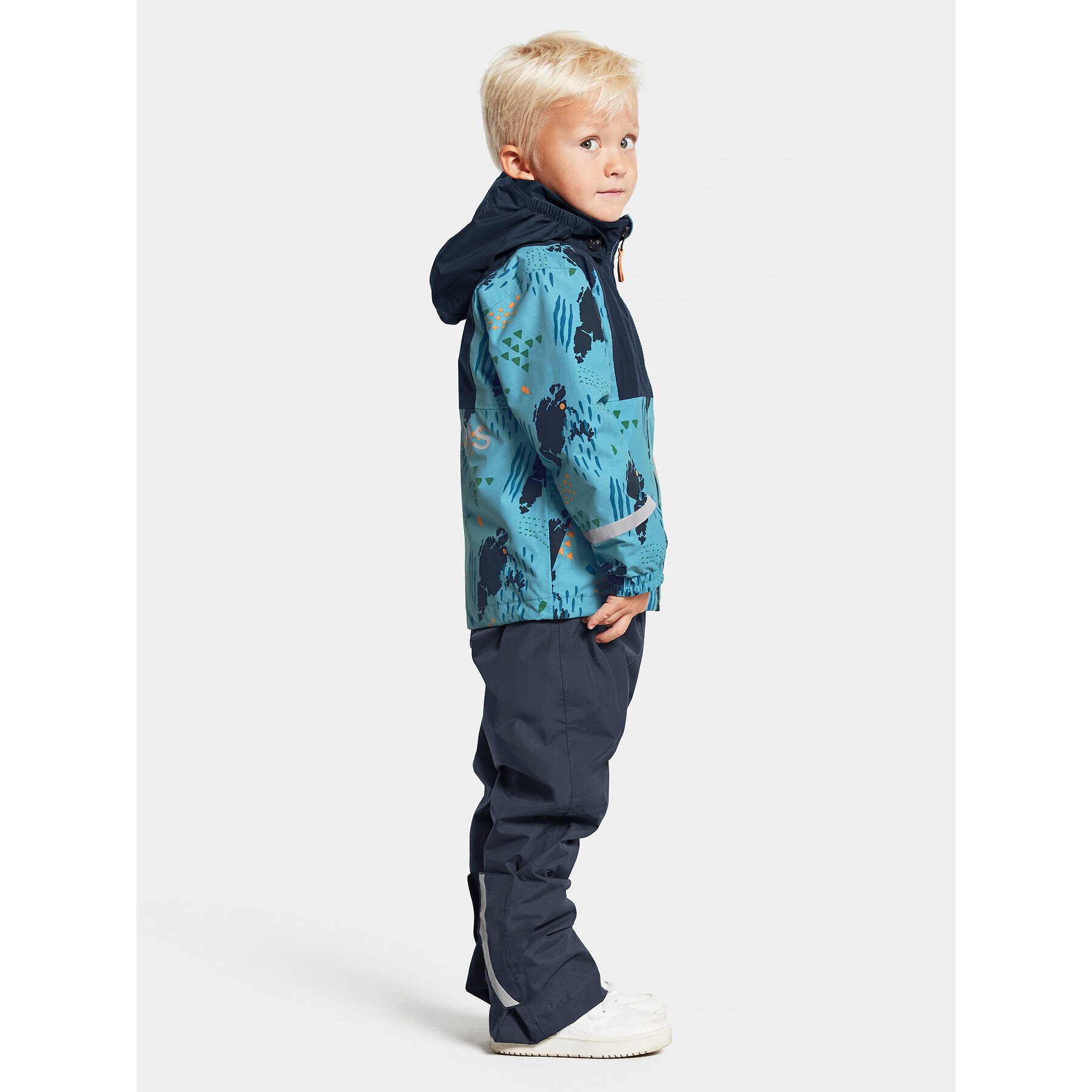 Didriksons Яке за дъжд Stormhatt 504737 Син Regular Fit - Pepit.bg